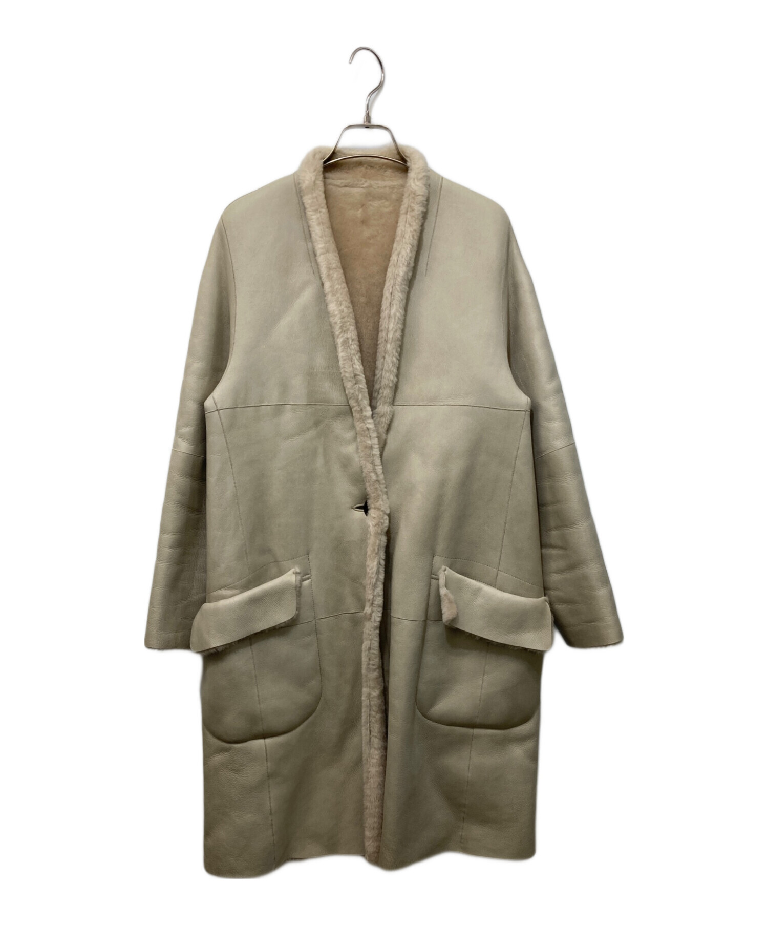 中古・古着通販】DES PRES (デ プレ) リバーシブルムートンコート 