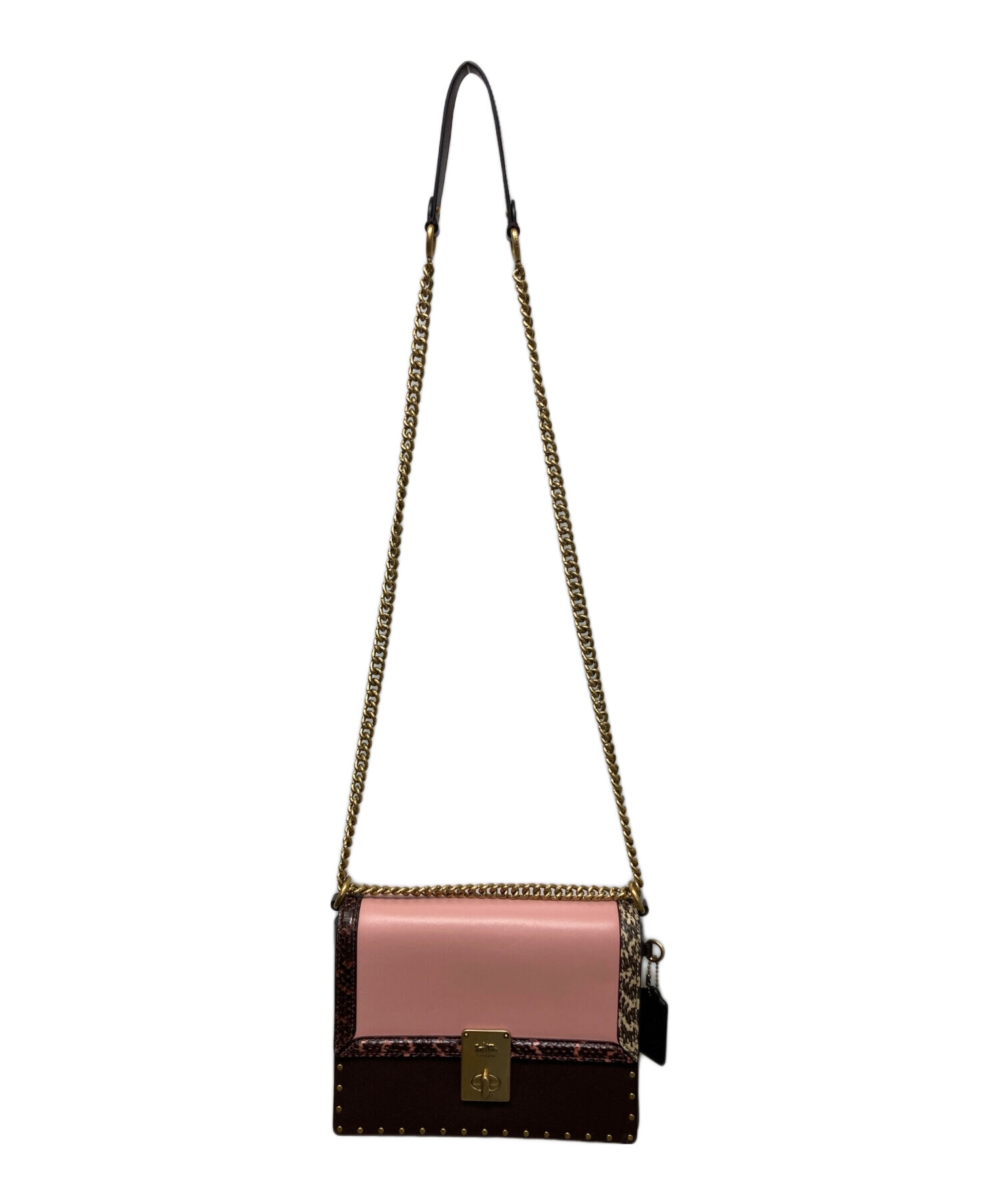 中古・古着通販】COACH (コーチ) ハットン チェーンンショルダーバッグ 