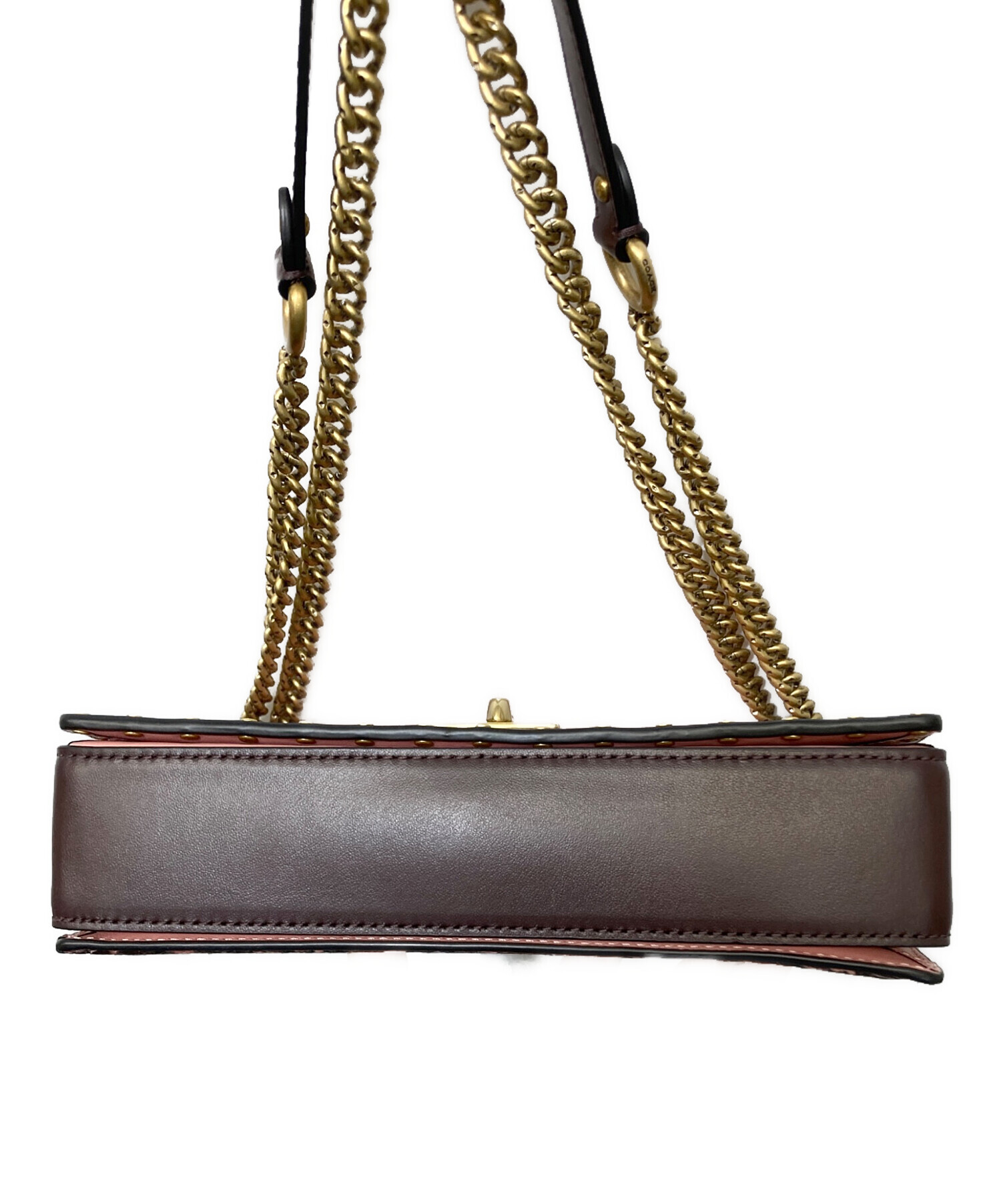 中古・古着通販】COACH (コーチ) ハットン チェーンンショルダーバッグ 