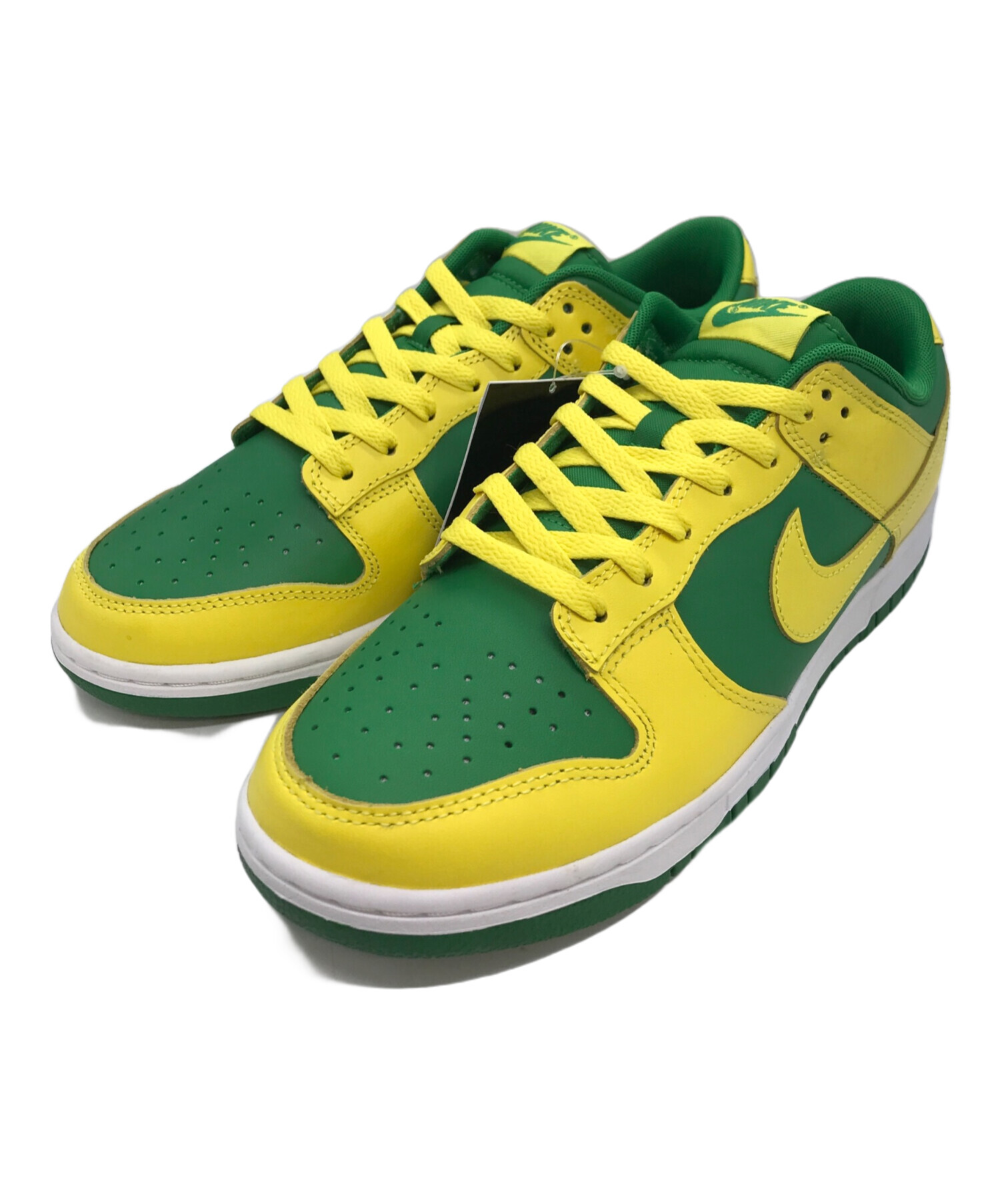 中古・古着通販】NIKE (ナイキ) Dunk Low イエロー×グリーン サイズ 