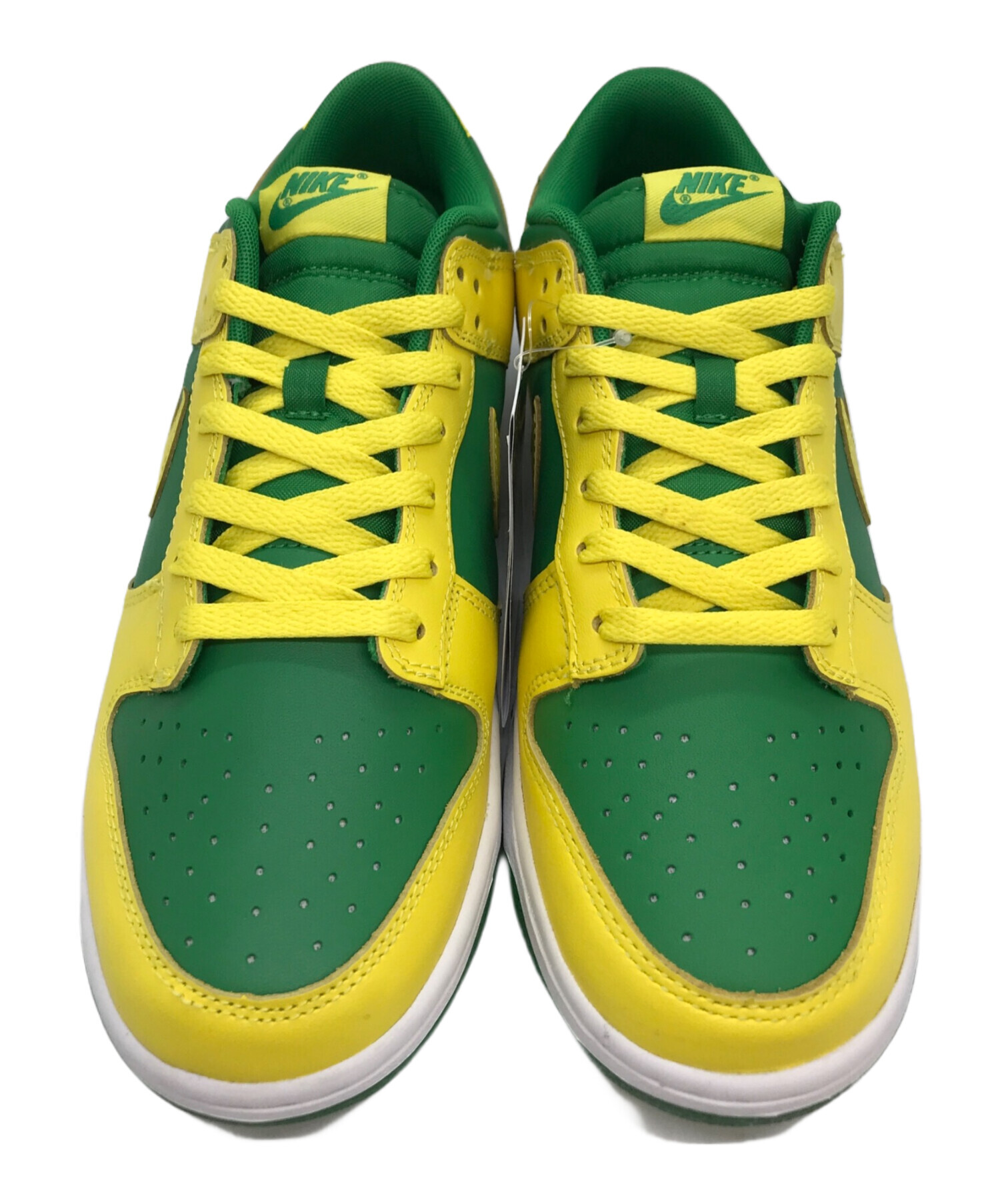 中古・古着通販】NIKE (ナイキ) Dunk Low イエロー×グリーン サイズ 