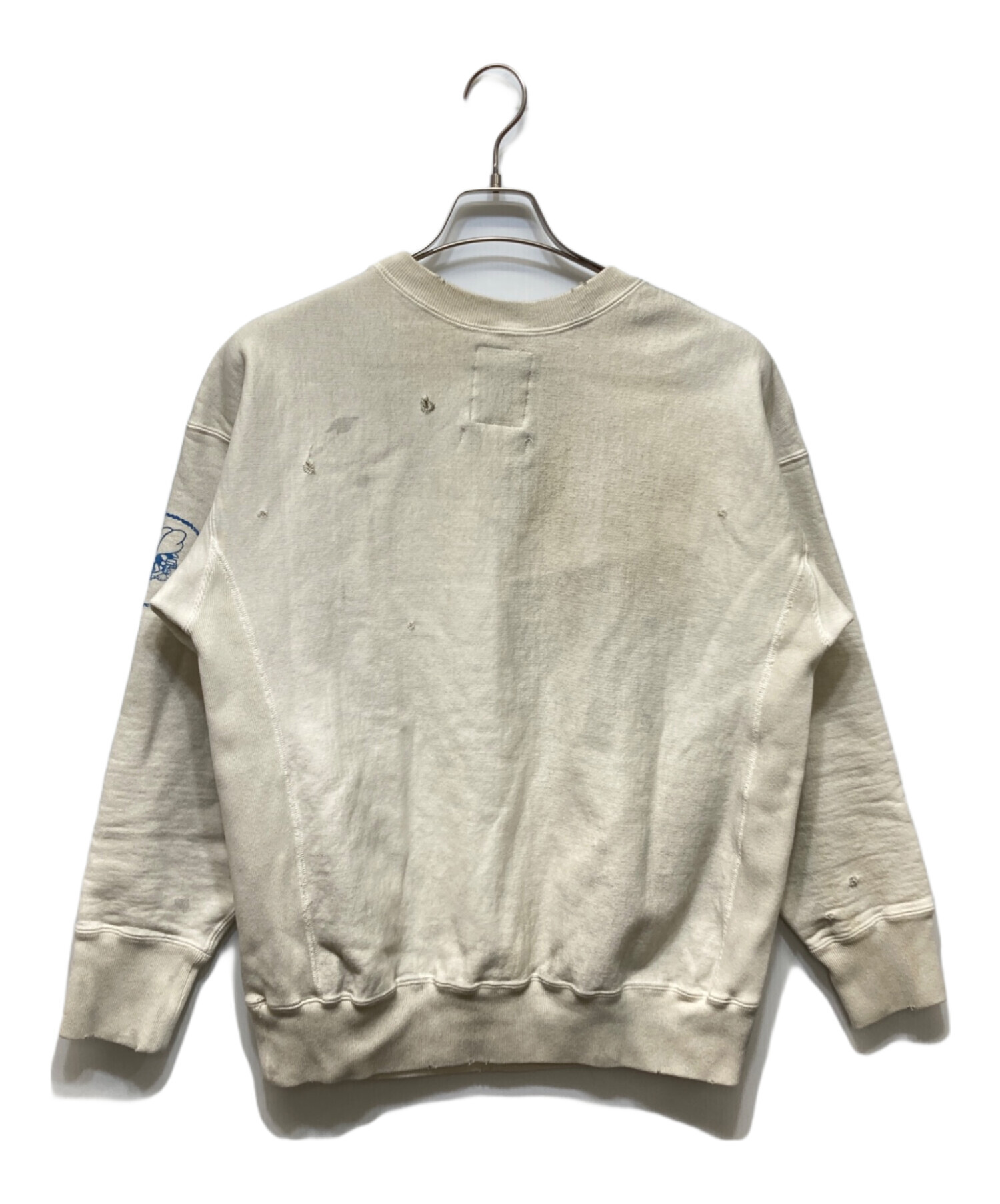 中古・古着通販】BOWWOW (バウワウ) USN SEEBEES SWEATSHIRTS ベージュ