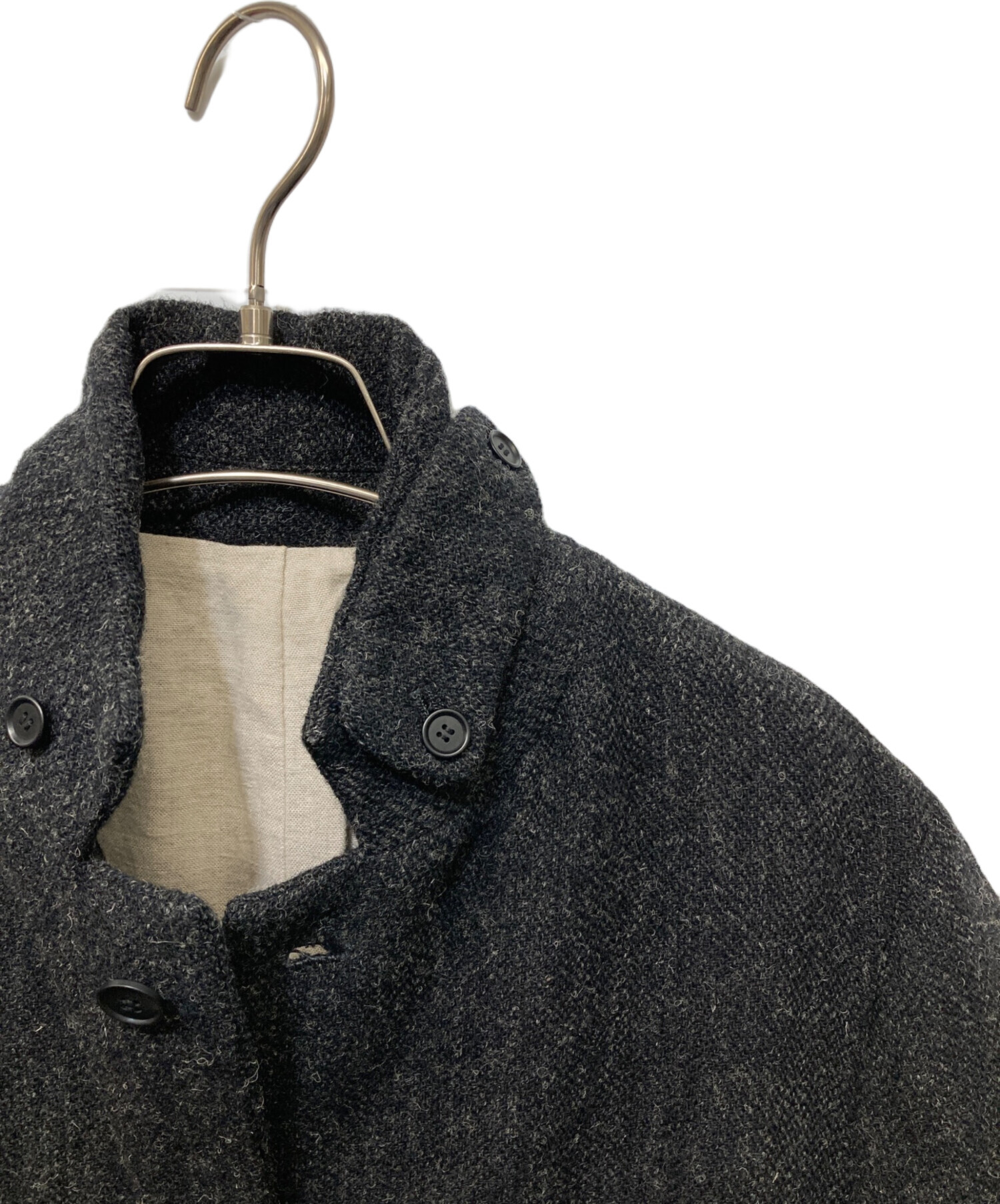 ☆週末限定お値下げ☆Vlas Blomme♪ウールリネンボアコート ☆ 中古・古着通販】Vlas Blomme (ヴラスブラム) ウールリネンコート