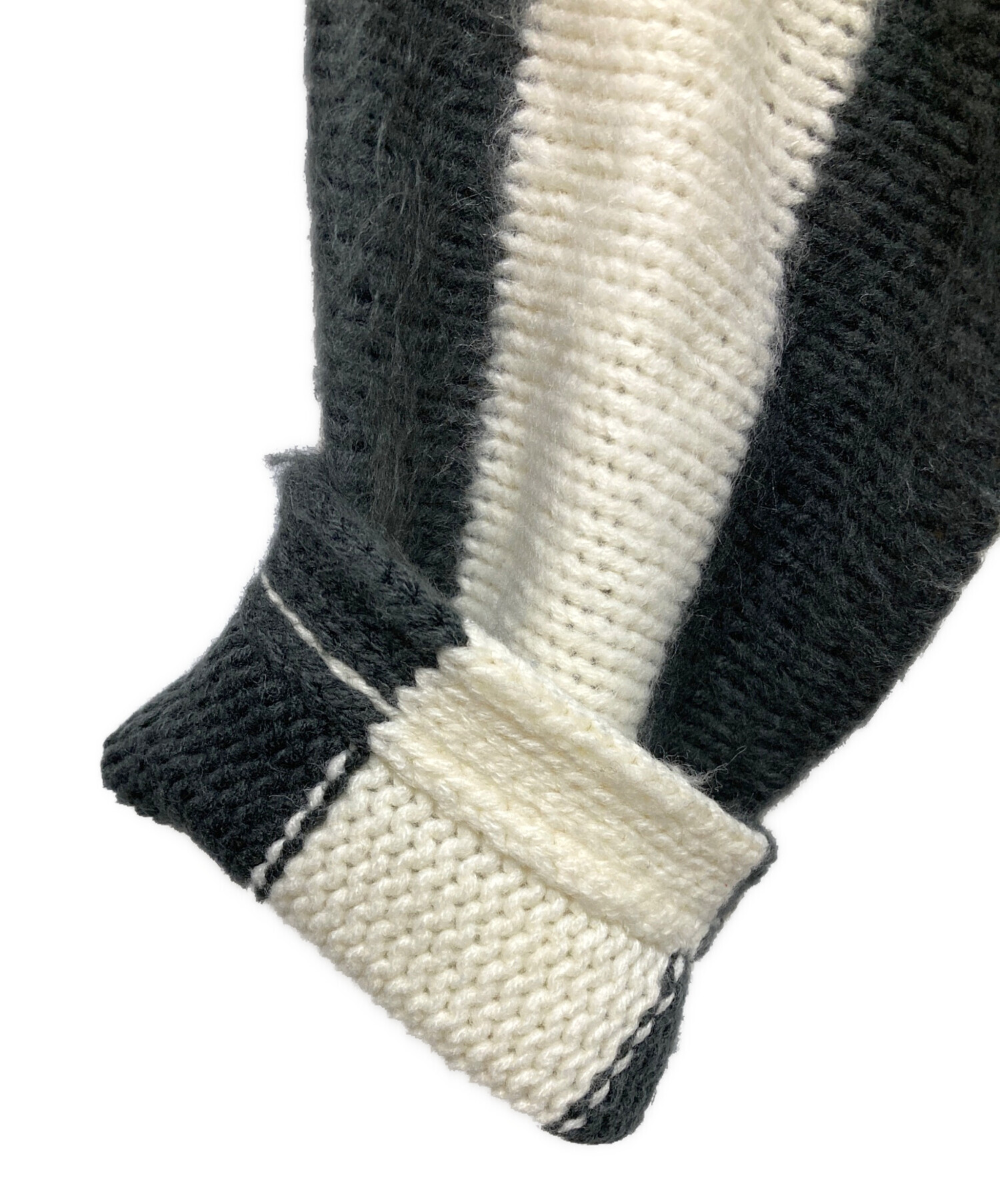 中古・古着通販】stussy (ステューシー) STRIPE BRUSHED CARDIGAN 