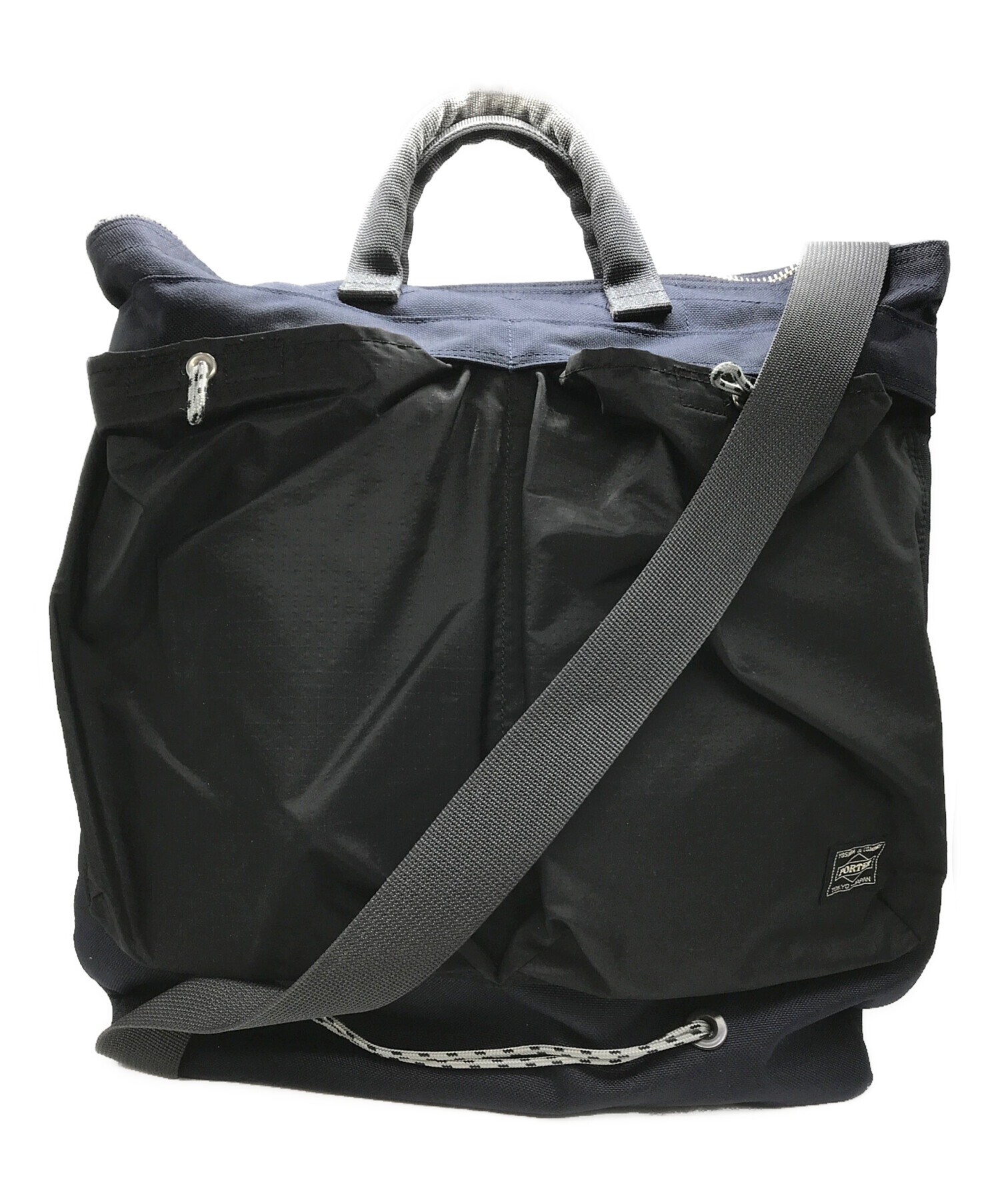 中古・古着通販】PORTER (ポーター) HYPE 2WAY HELMETBAG ネイビー 