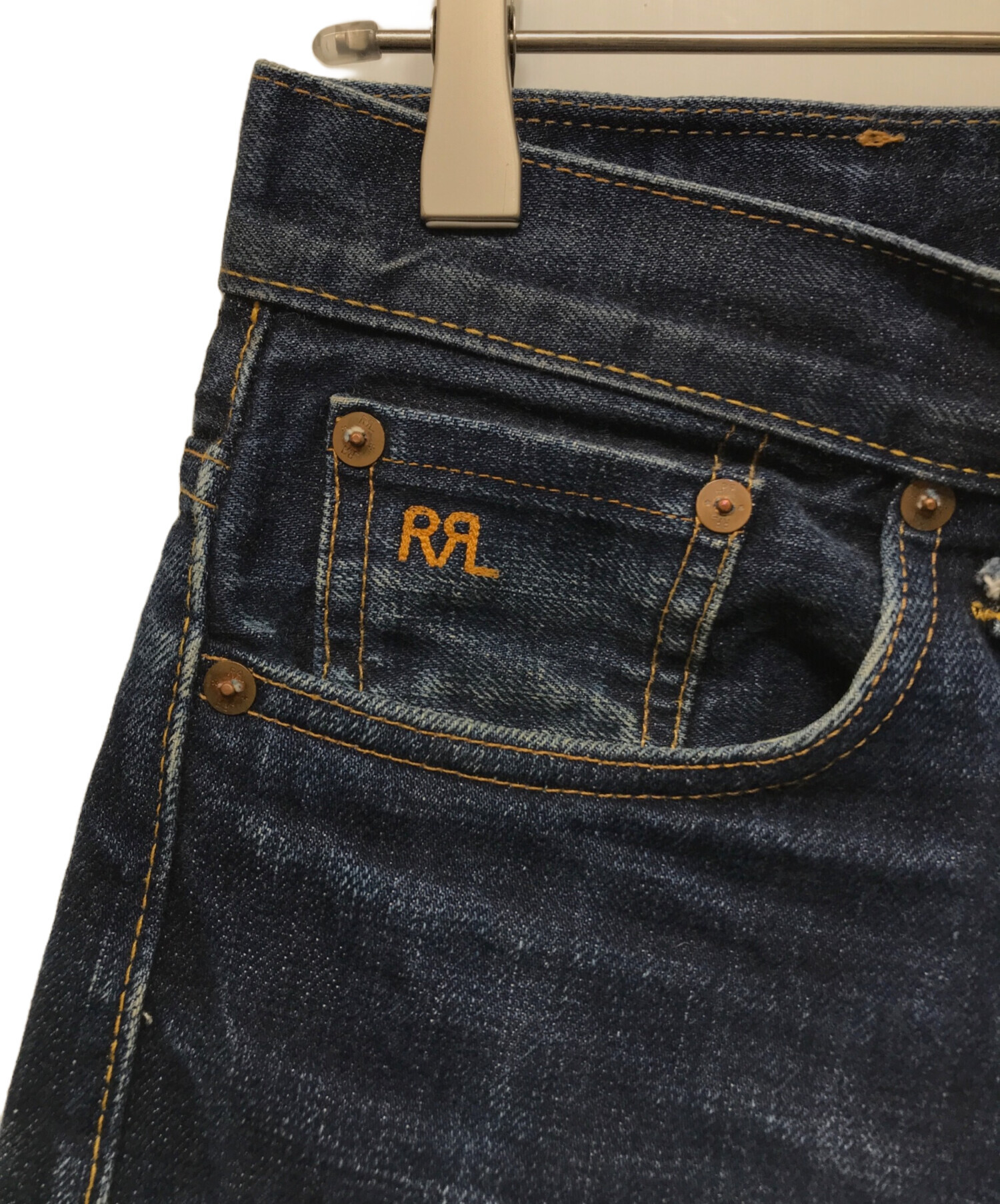 中古・古着通販】RRL (ダブルアールエル) デニムパンツ ブルー サイズ