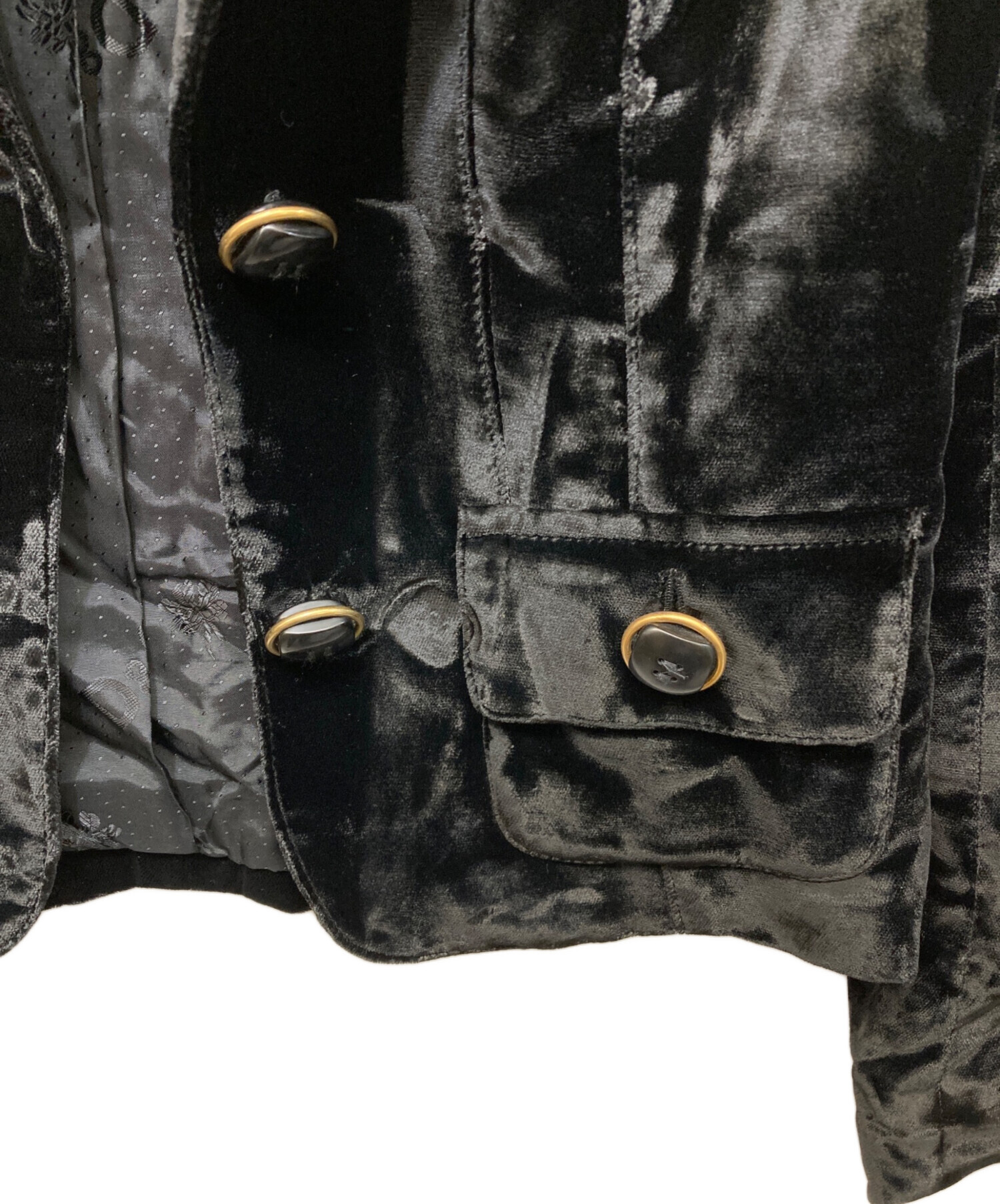 中古・古着通販】DOLCE & GABBANA (ドルチェ＆ガッバーナ) ベルベット 