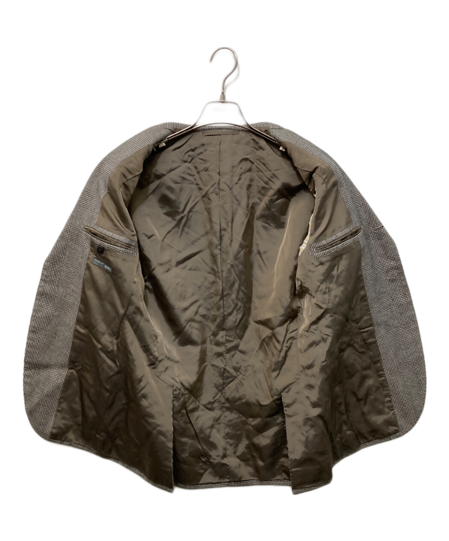 ビームスエフ 段返り3B セットアップ スーツ チャコールグレー　M ビームスエフ 段返り3B セットアップ スーツ チャコールグレー M