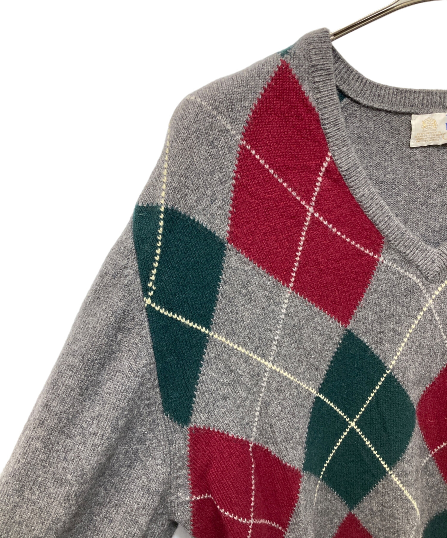 カシミヤ100％ Pringleプリングル ハイネックニット M グレー 英国製 カシミヤ100％ Pringleプリングル ハイネックニット M グレー 英国製