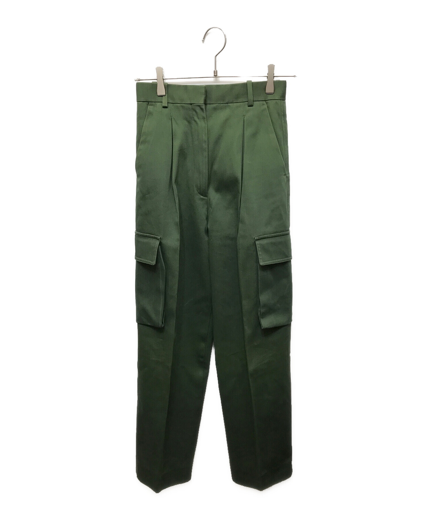 新品 celine パンツ グリーン セリーヌ 34 フィービー 