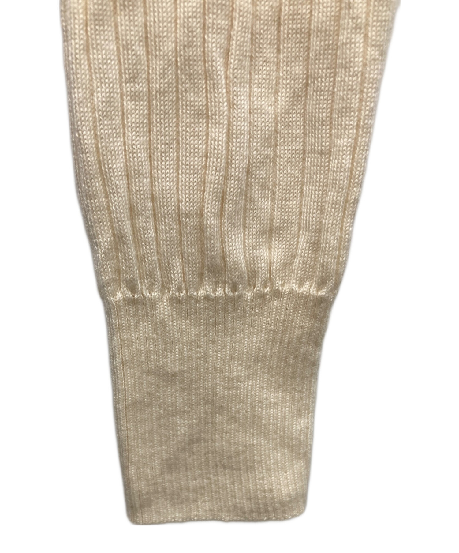 美品✨ドゥロワー カシミヤ サイドスリット 変形 タートルニット リブ