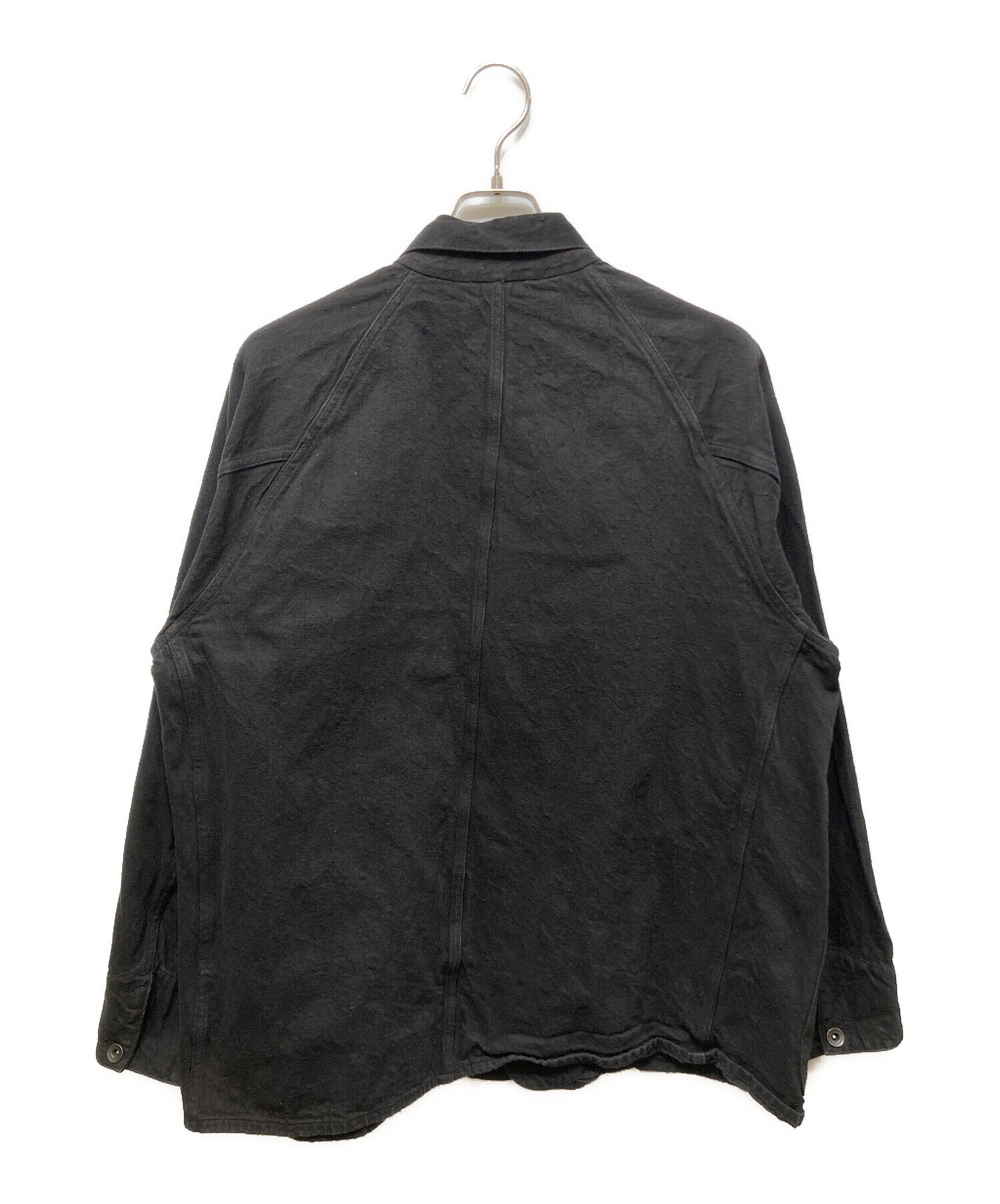 中古・古着通販】COMOLI (コモリ) デニム ワークジャケット ブラック 