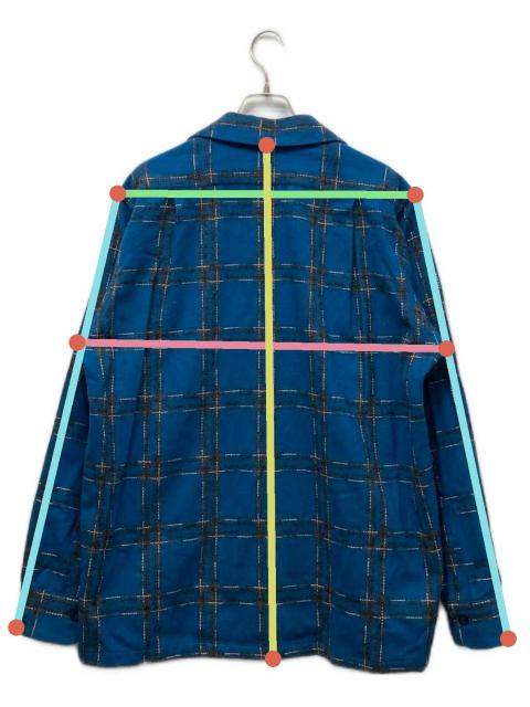 中古・古着通販】Subculture (サブカルチャー) ウールチェックオープン