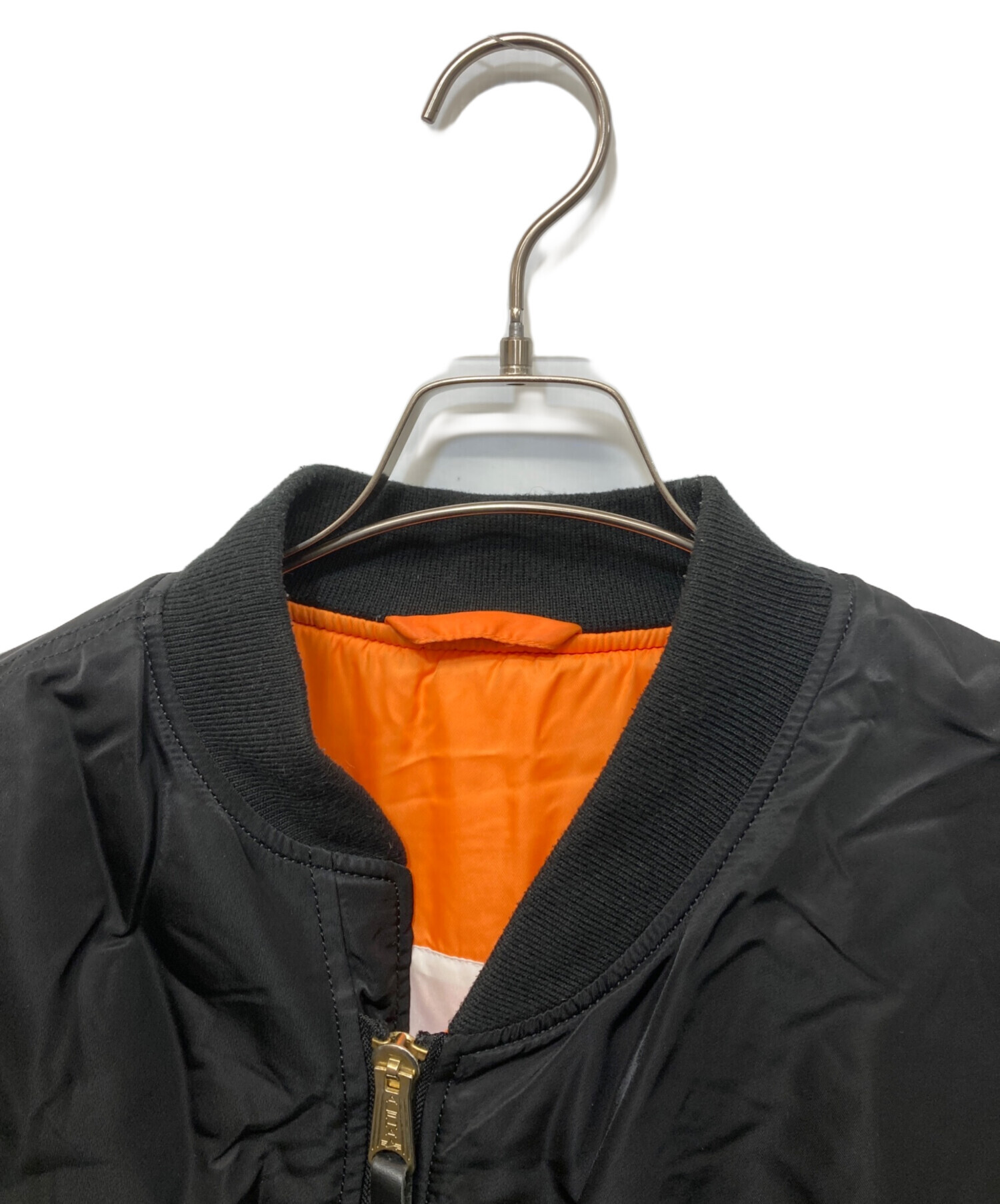 ［期間限定価格］CDG ALPHA BIAS MA-1 JACKET ブラック 中古・古着通販】ALPHA (アルファ) CDG (シーディージー) BIAS MA-1