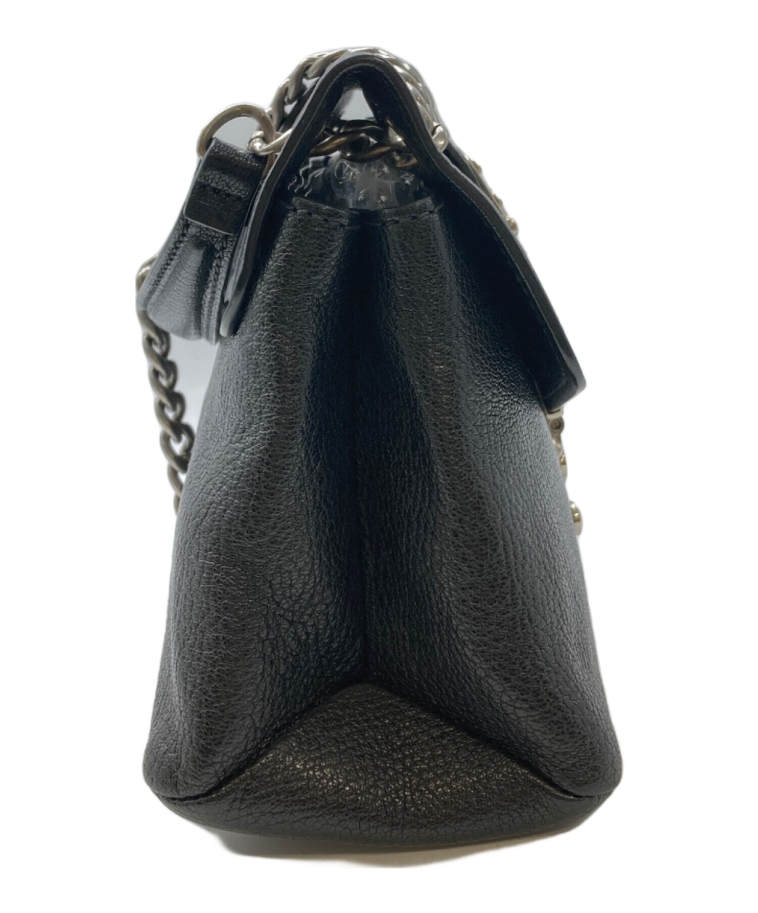 中古・古着通販】MIU MIU (ミュウミュウ) レザーチェーンショルダー 