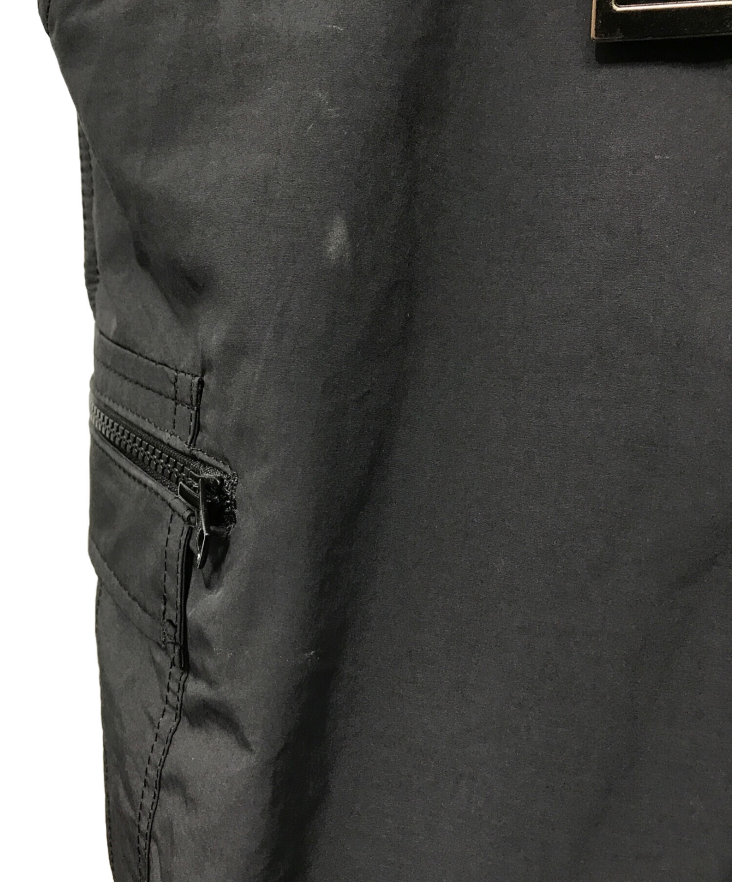 中古・古着通販】sacai (サカイ) Matte Taffeta Shorts ブラック 