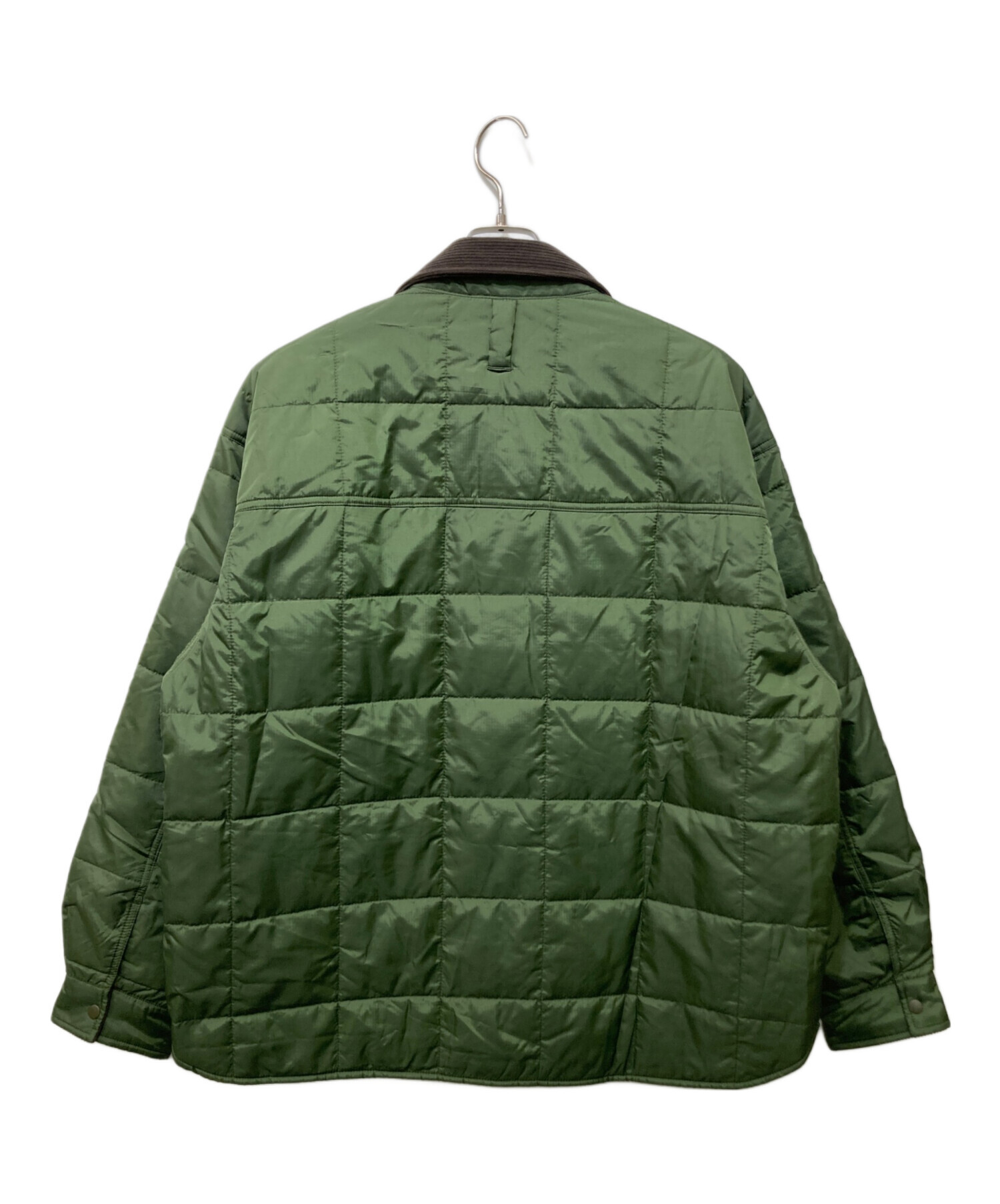 中古・古着通販】PWA (プア) QUILTED PUFFY SHIRT グリーン サイズ:L 