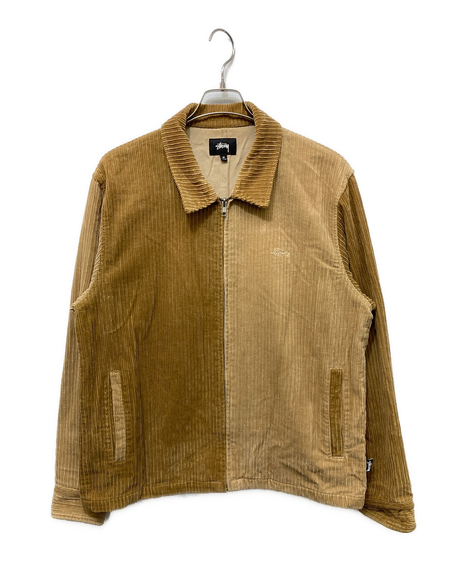 中古・古着通販】stussy (ステューシー) MIX UP CORD JACKET ブラウン 