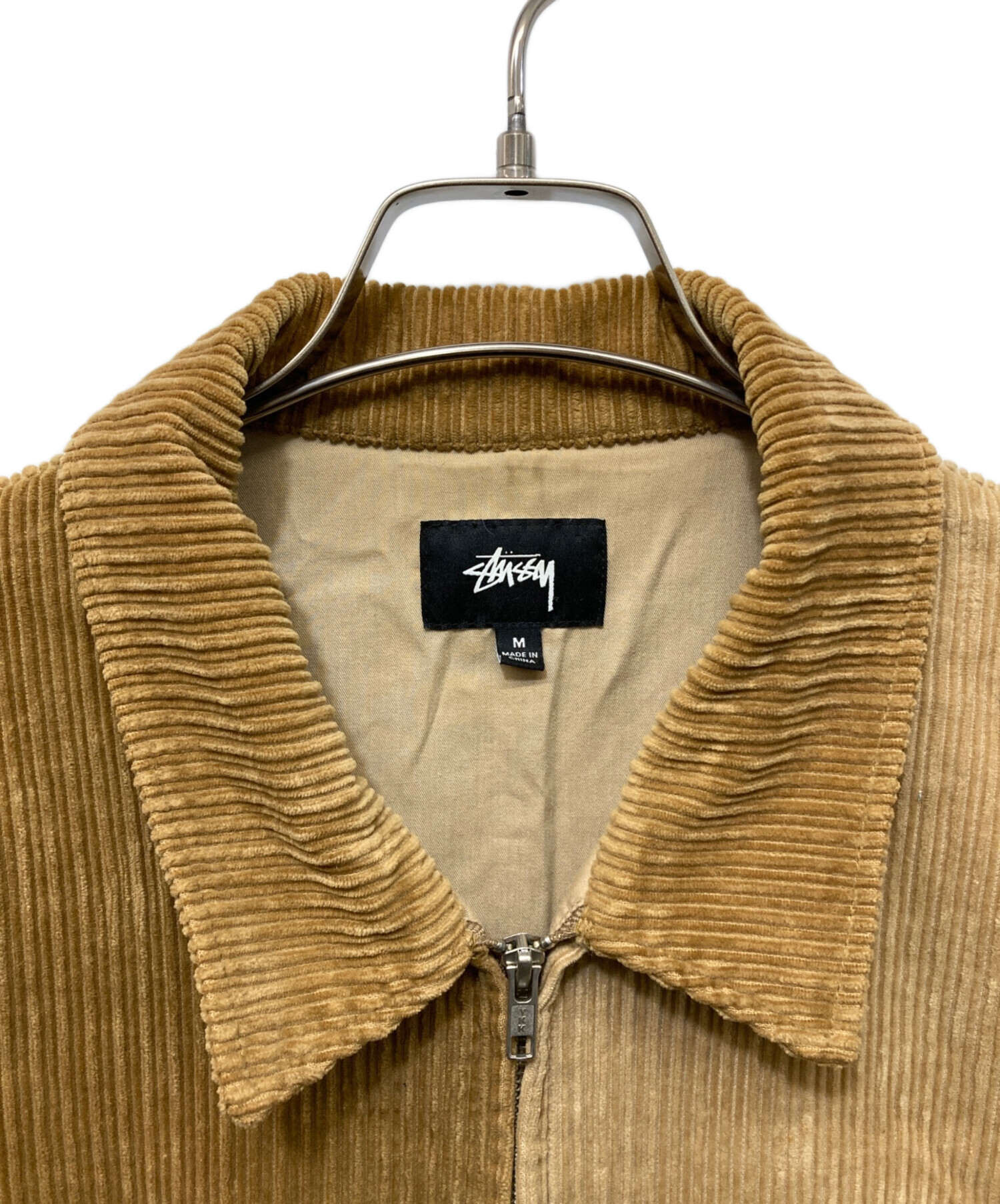 中古・古着通販】stussy (ステューシー) MIX UP CORD JACKET ブラウン 