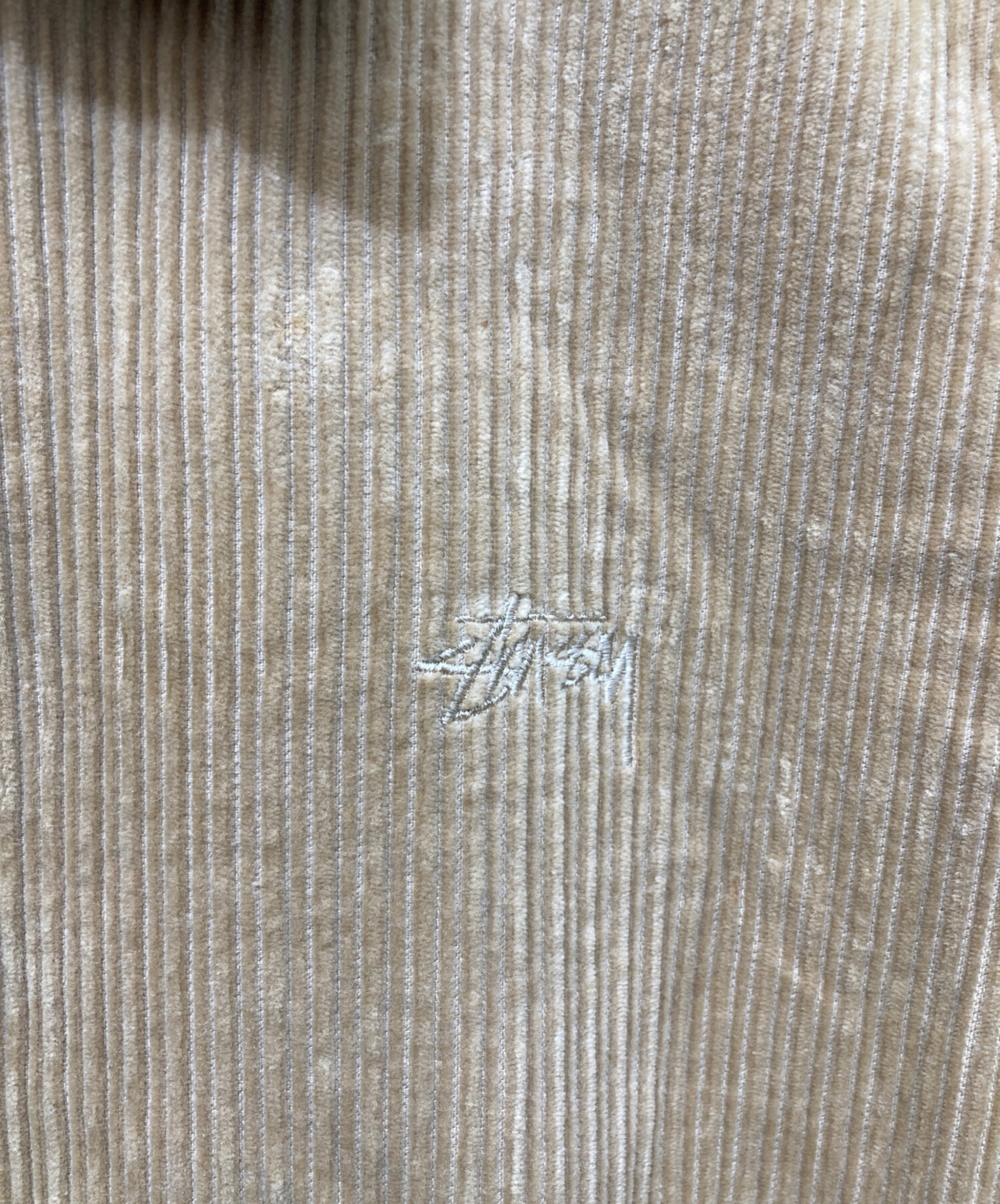 中古・古着通販】stussy (ステューシー) MIX UP CORD JACKET ブラウン 