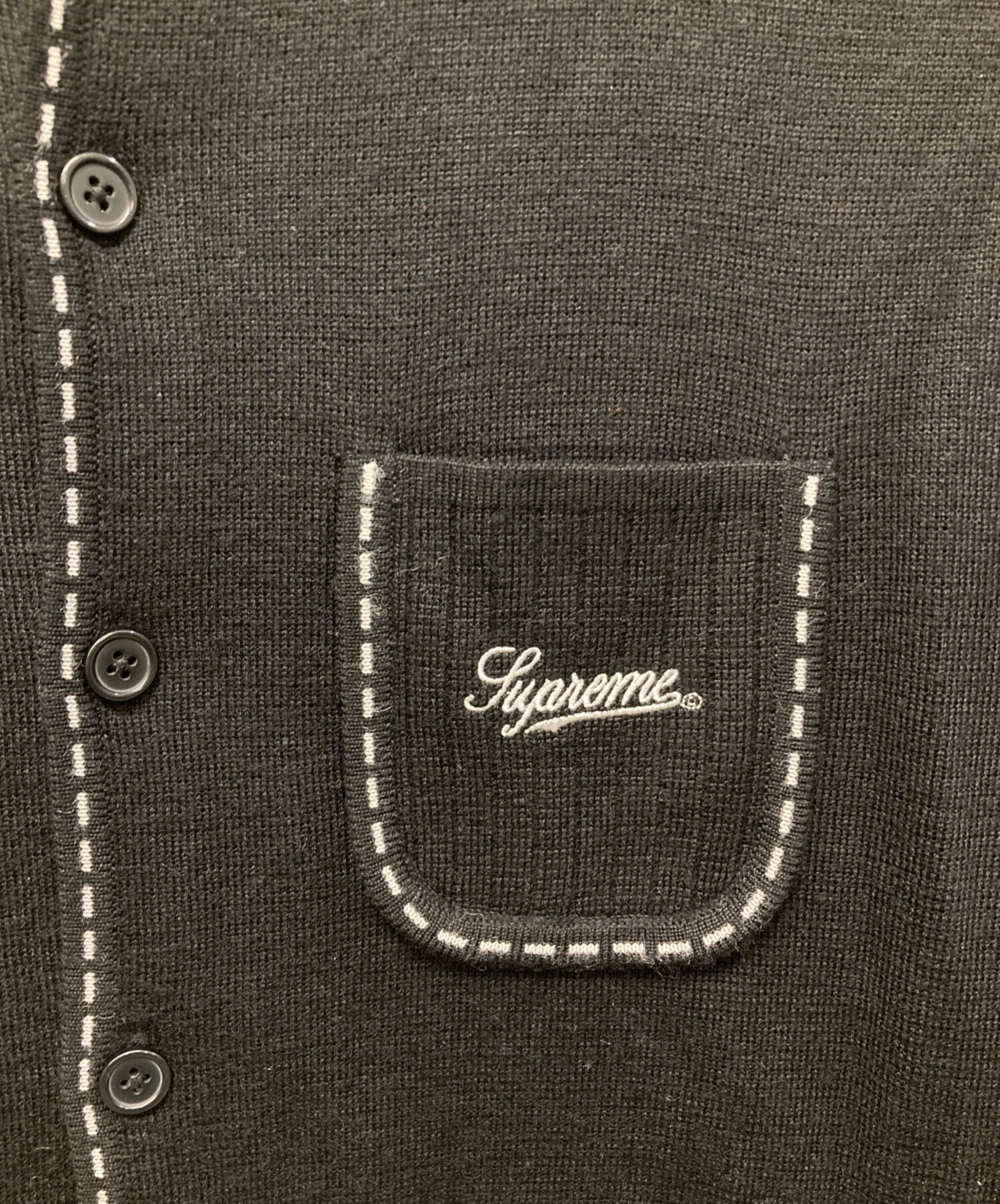中古・古着通販】SUPREME (シュプリーム) CONTRAST STITCH BUTTON UP