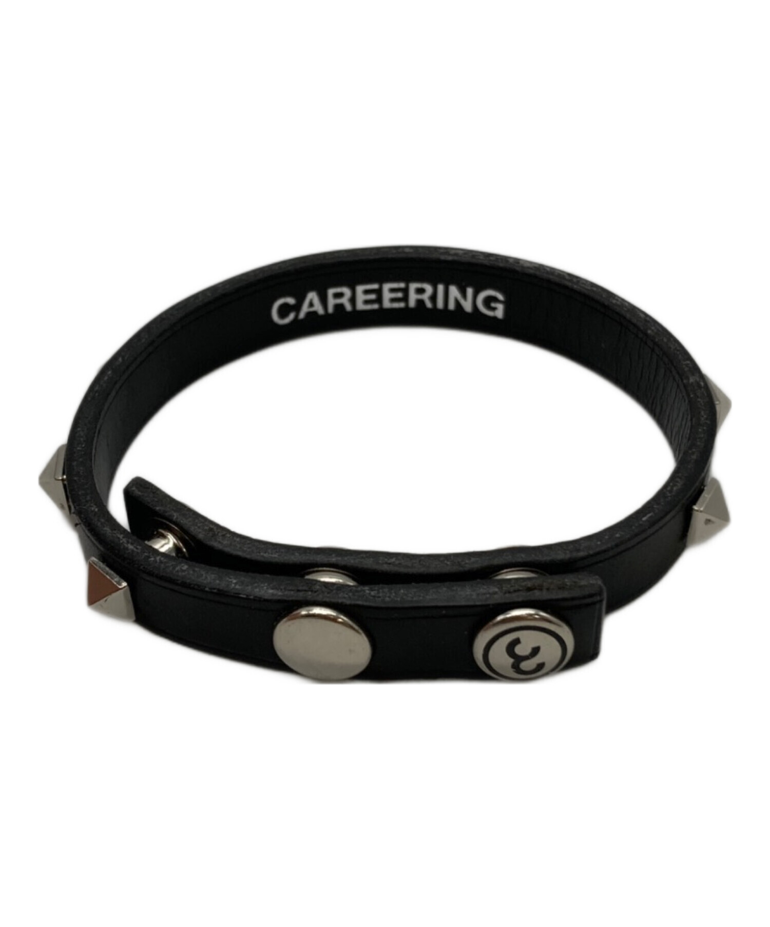中古・古着通販】CAREERING (キャリアリング) スタッズ レザー