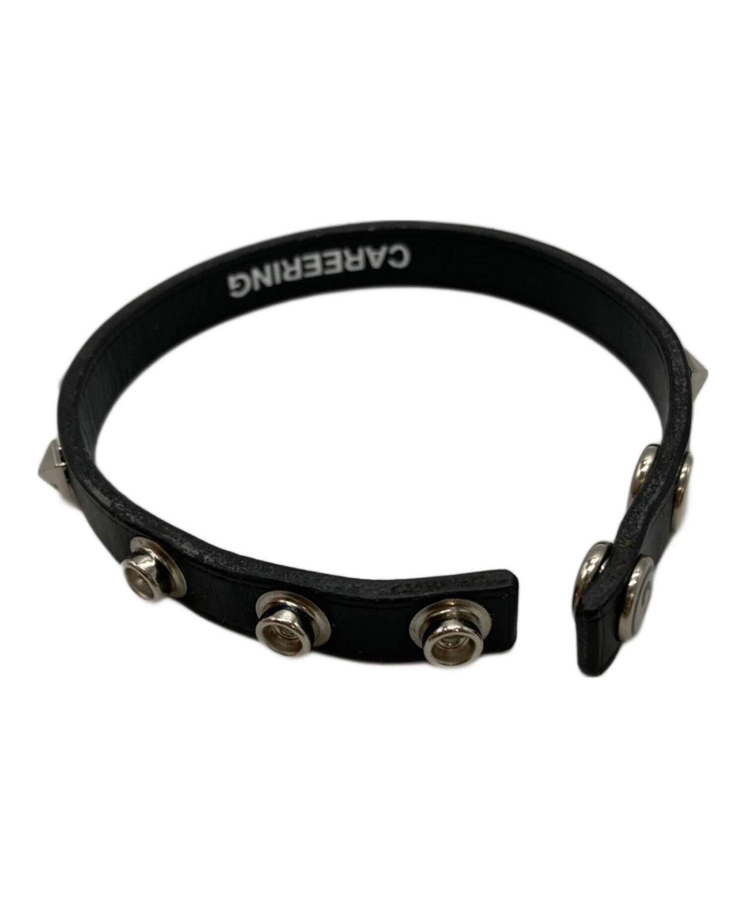 中古・古着通販】CAREERING (キャリアリング) スタッズ レザー