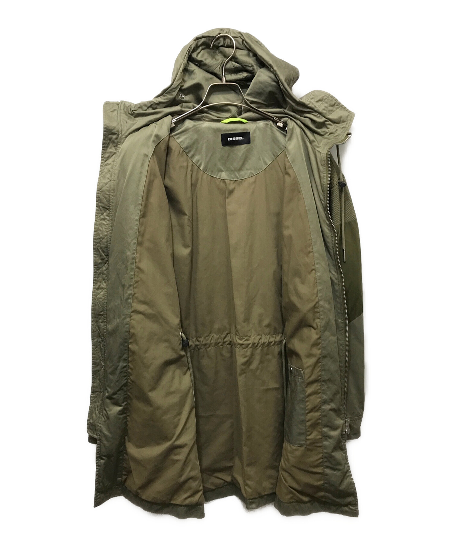 中古・古着通販】DIESEL (ディーゼル) ミリタリーコート オリーブ 