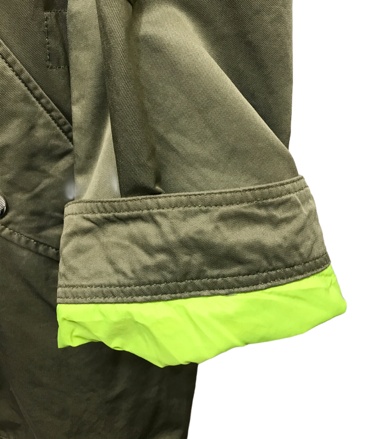 中古・古着通販】DIESEL (ディーゼル) ミリタリーコート オリーブ 