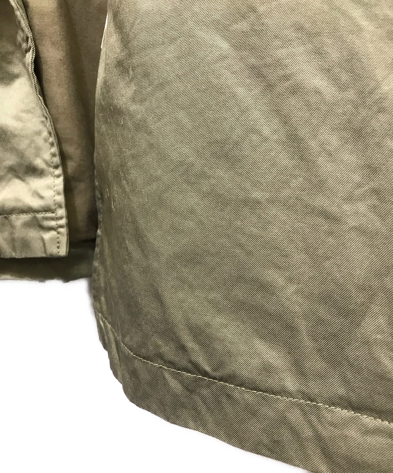 中古・古着通販】DIESEL (ディーゼル) ミリタリーコート オリーブ 