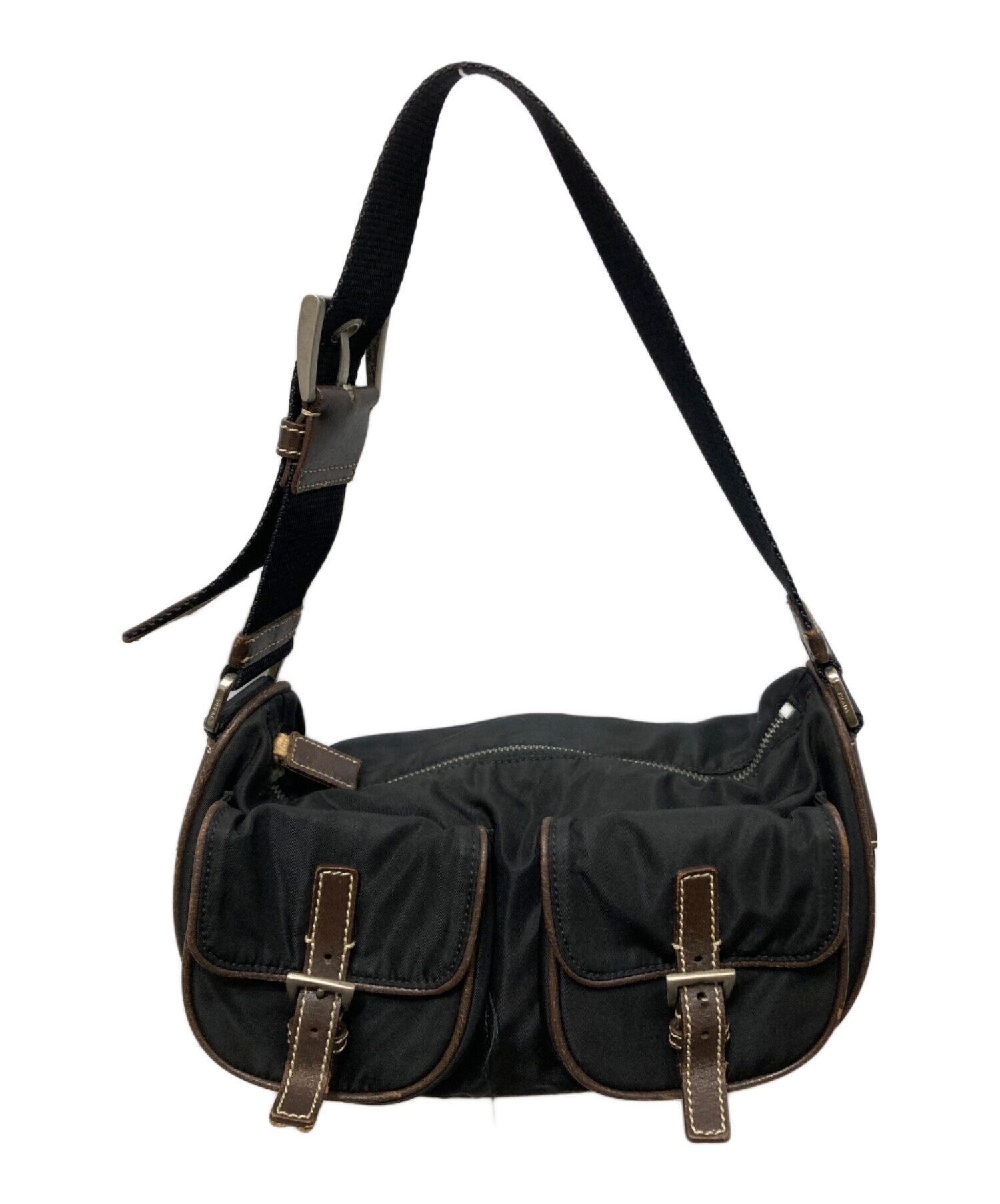 中古・古着通販】PRADA (プラダ) ナイロンワンショルダーバッグ