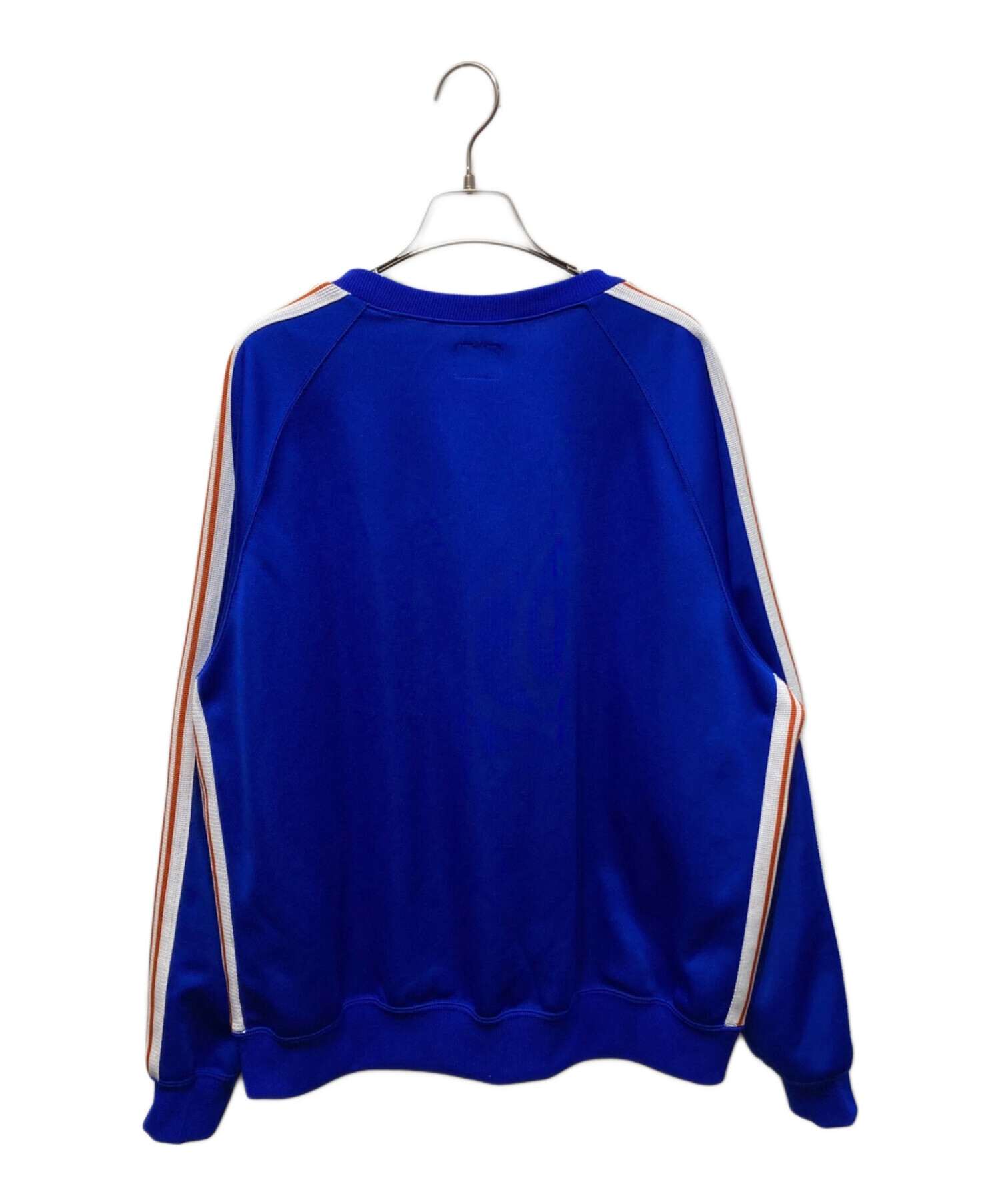 ニードルス needles クルーネック スウェット トラックジャージ ブルー