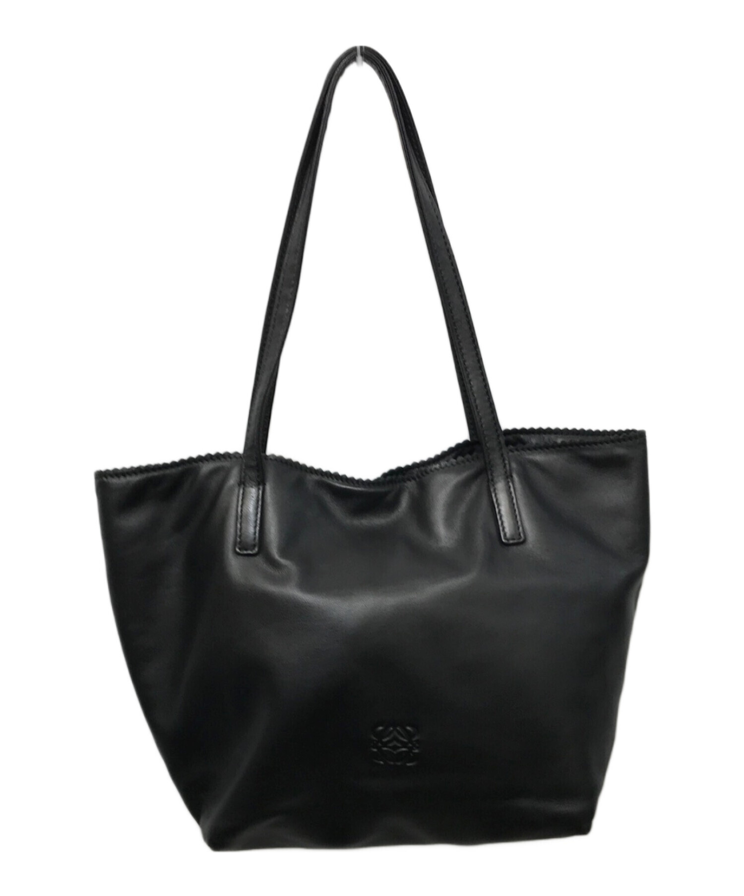 中古・古着通販】LOEWE (ロエベ) ナッパレザーアナグラムトートバッグ 