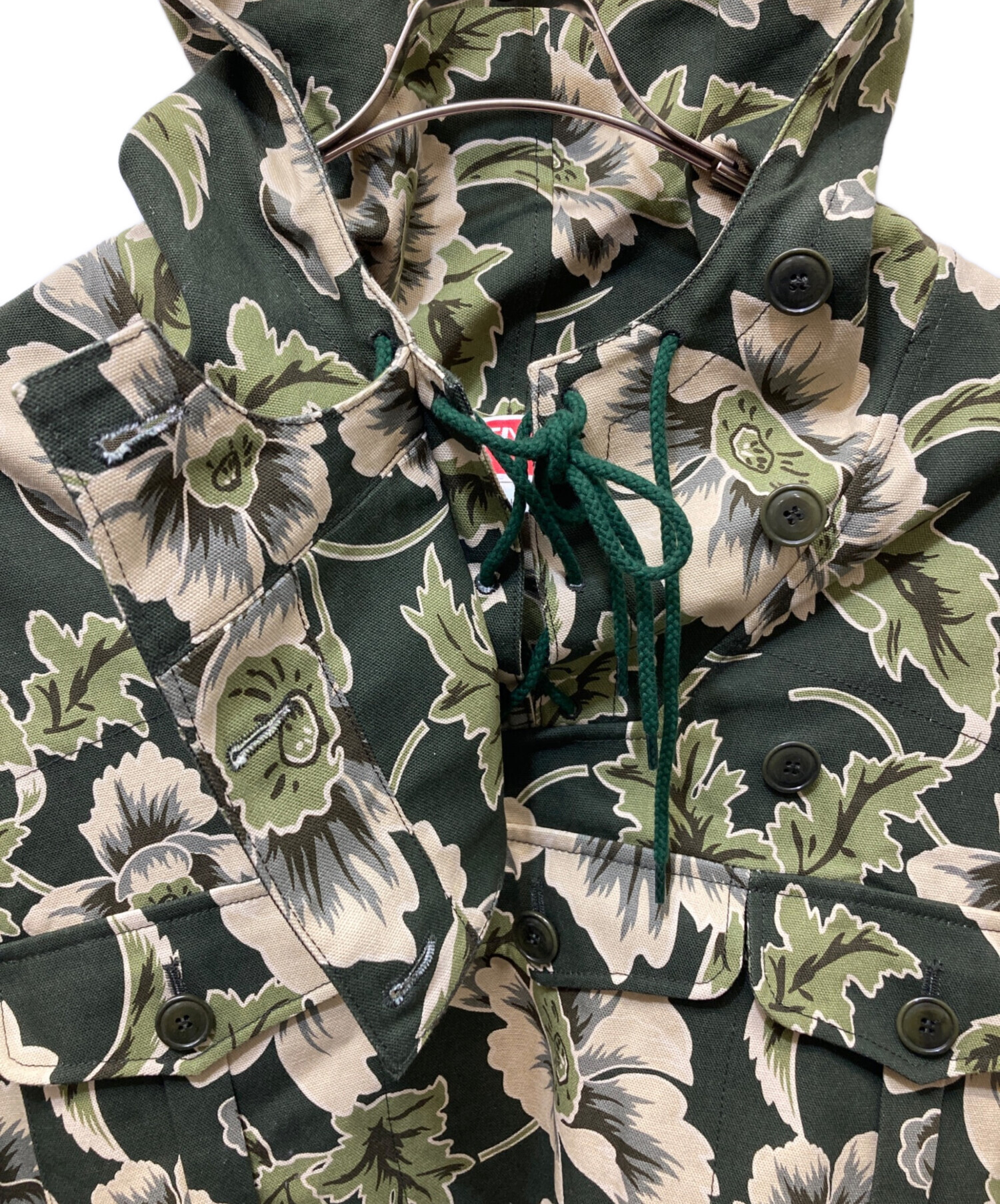 中古・古着通販】KENZO (ケンゾー) アノラックパーカー オリーブ