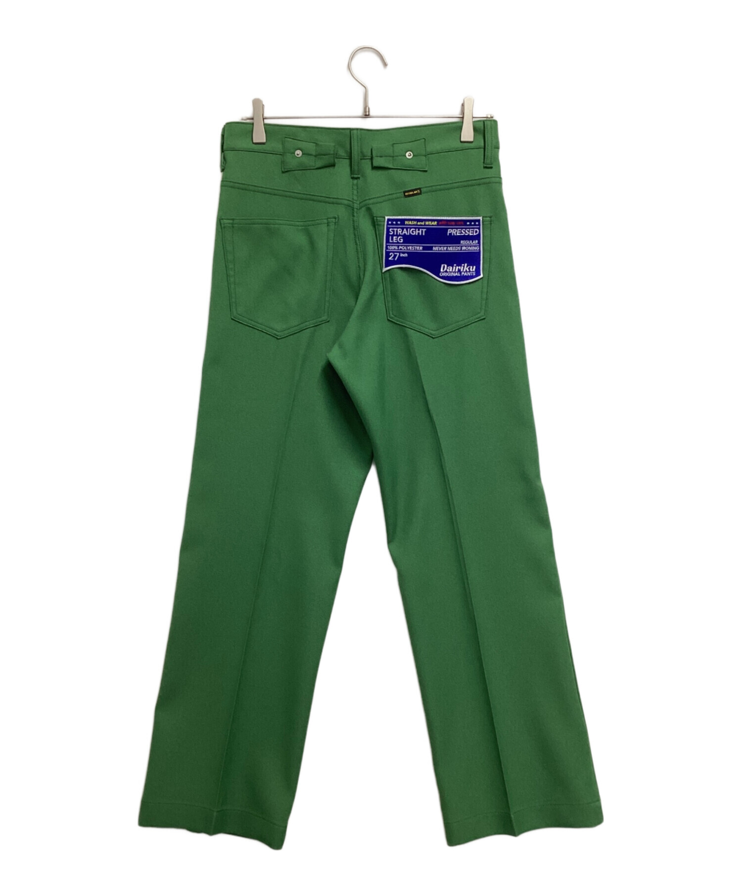 中古・古着通販】DAIRIKU (ダイリク) Straight Flasher Pressed Pants