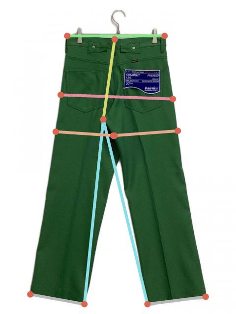 中古・古着通販】DAIRIKU (ダイリク) Straight Flasher Pressed Pants