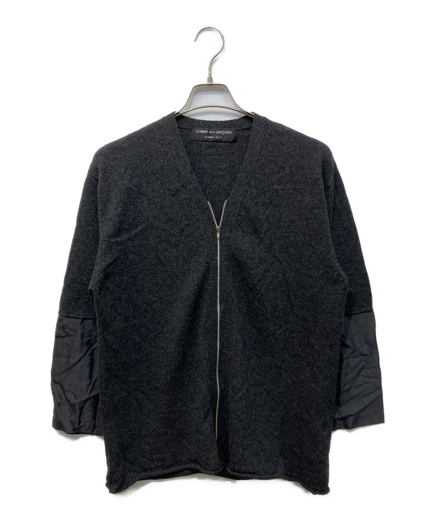 AD1993 ギャルソンオムプリュス ジップカーディガン 中古・古着通販】COMME des GARCONS HOMME PLUS (コムデギャルソンオム