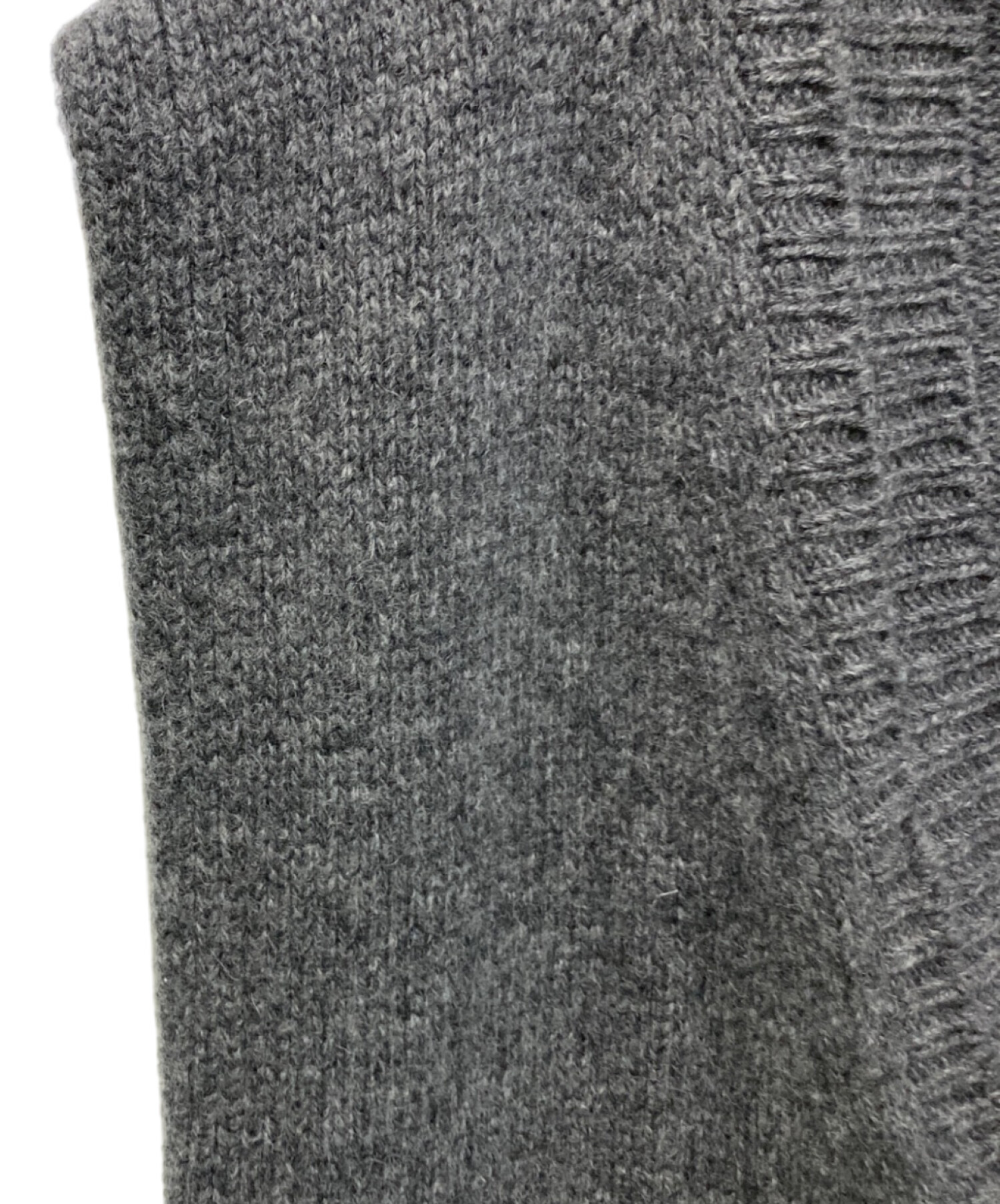 Maison Margiela ニットベスト グレー Sサイズ Vネックニットベスト 860M GREY Maison Margiela メゾン マルジェラ