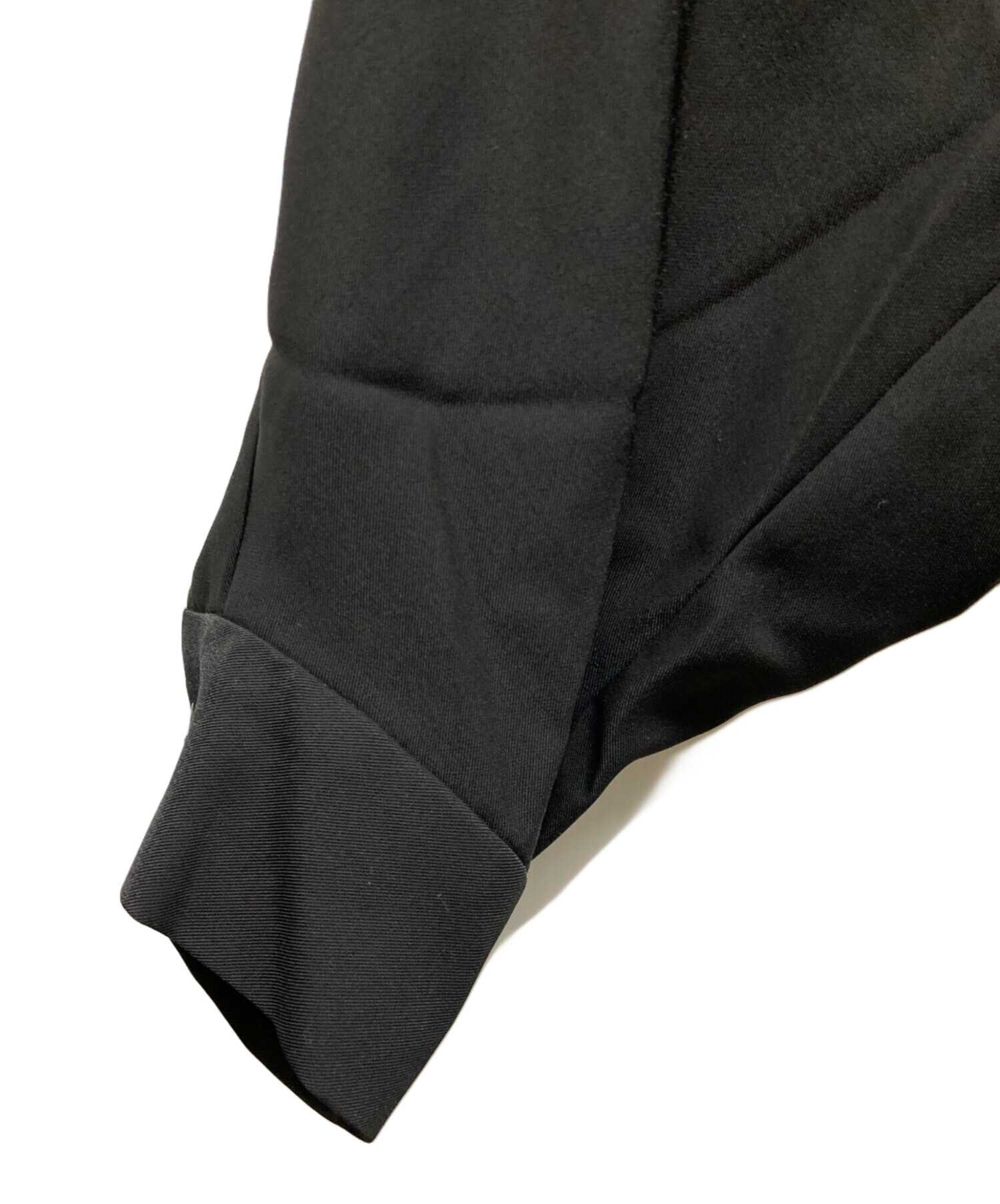 中古・古着通販】ENFOLD (エンフォルド) BACK-PLEATS DRESS ブラック