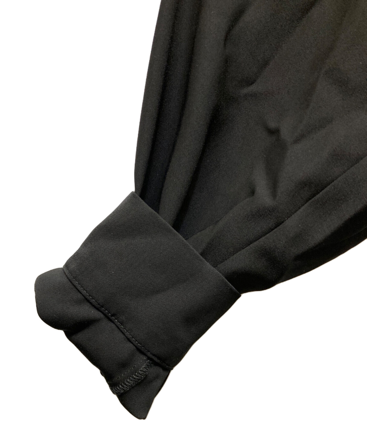 中古・古着通販】ENFOLD (エンフォルド) BACK-PLEATS DRESS ブラック