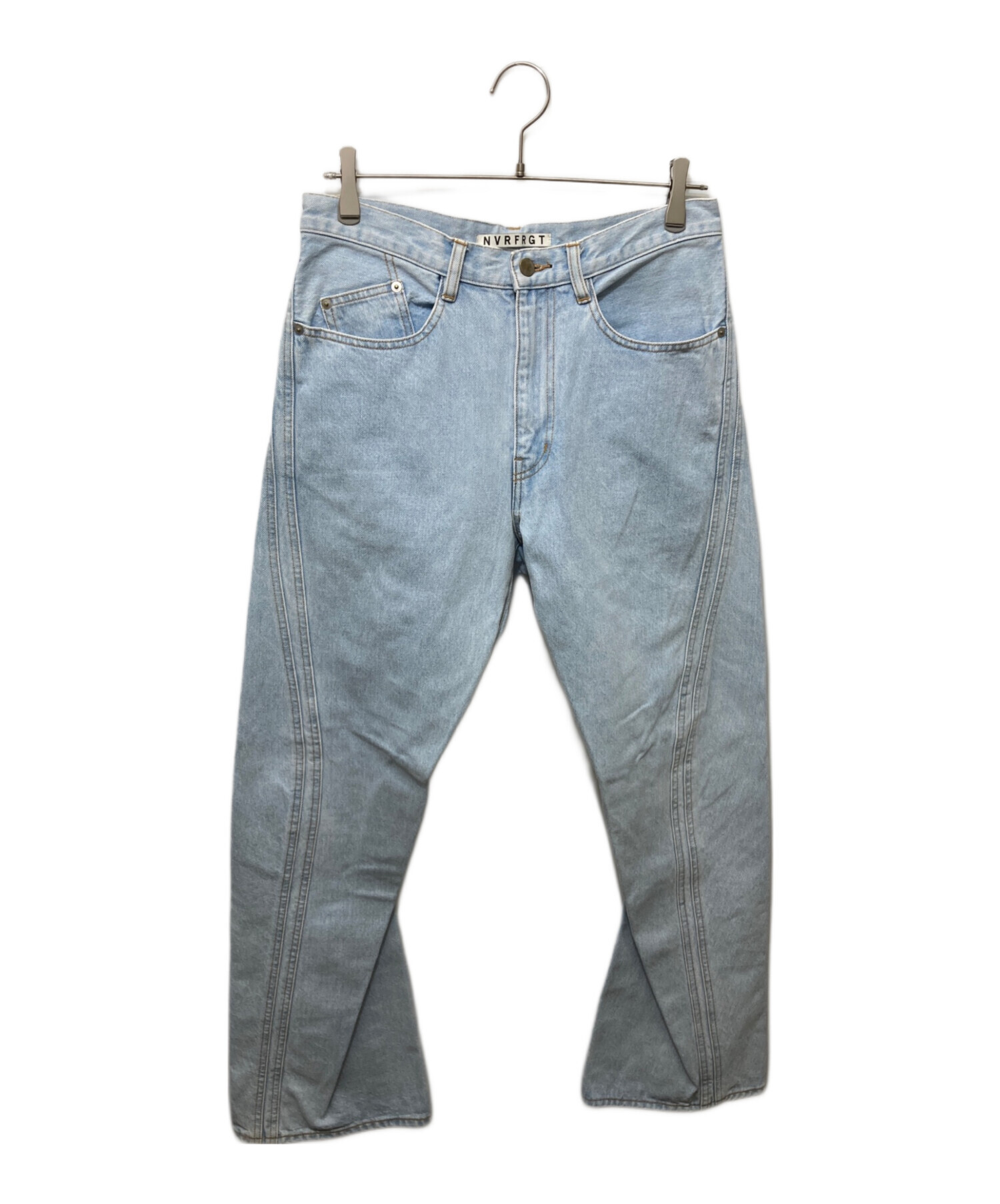 中古・古着通販】NVRFRGT (ネヴァーフォーゲット) 3D Twisted jeans