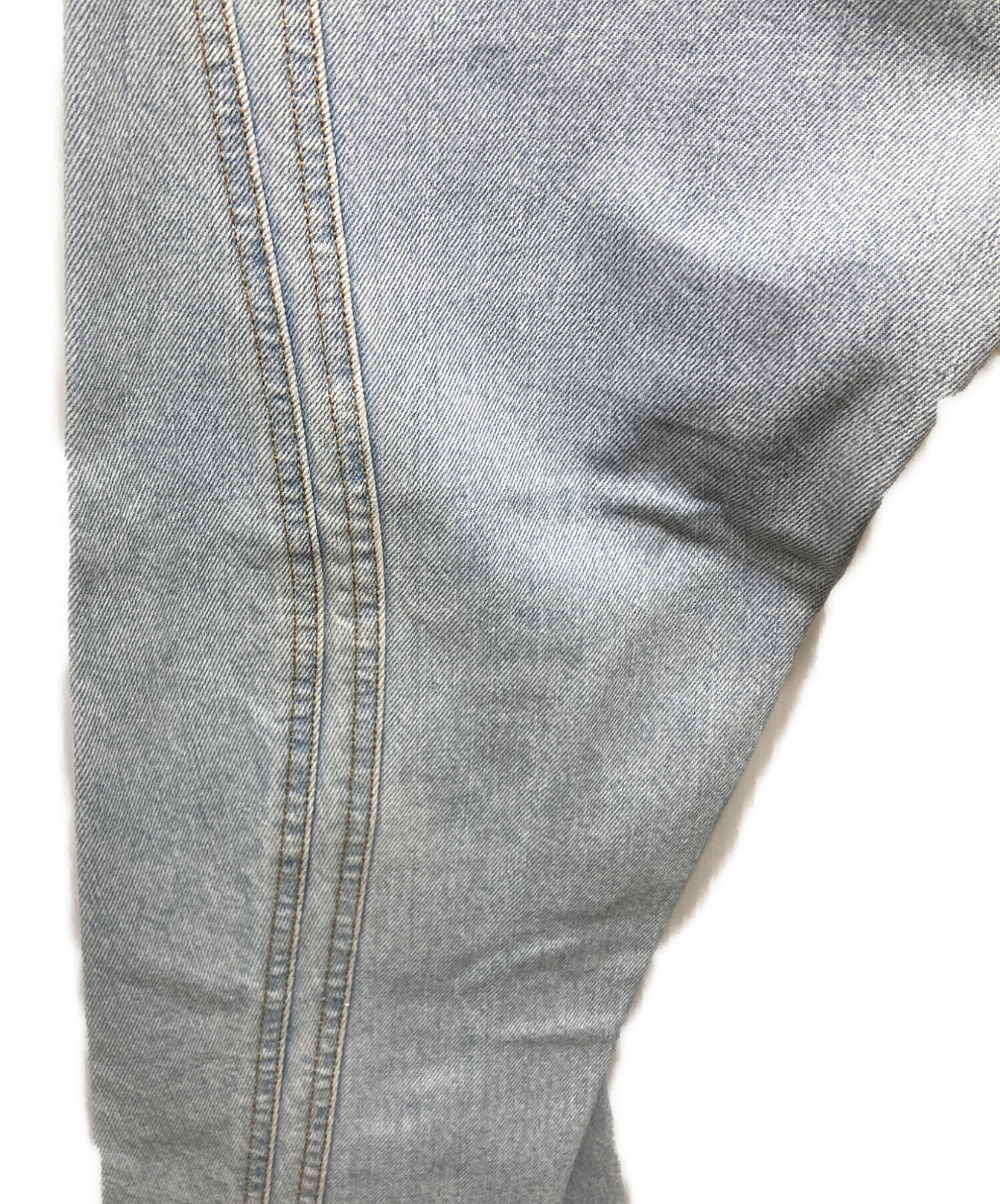 中古・古着通販】NVRFRGT (ネヴァーフォーゲット) 3D Twisted jeans