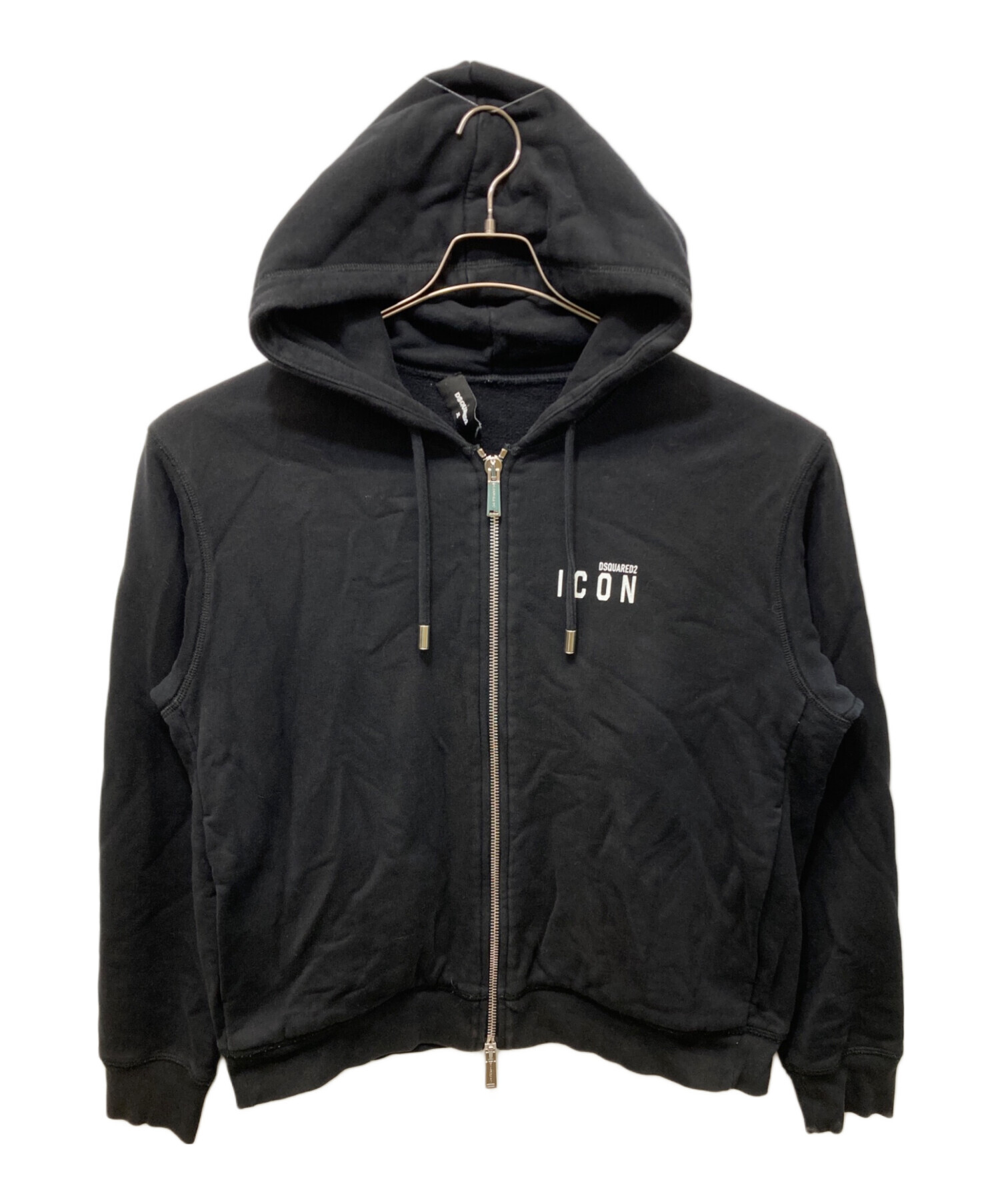DSQUARED2 ICON パーカー XL 中古・古着通販】DSQUARED2 (ディースクエアード) ICON ダブルジップ