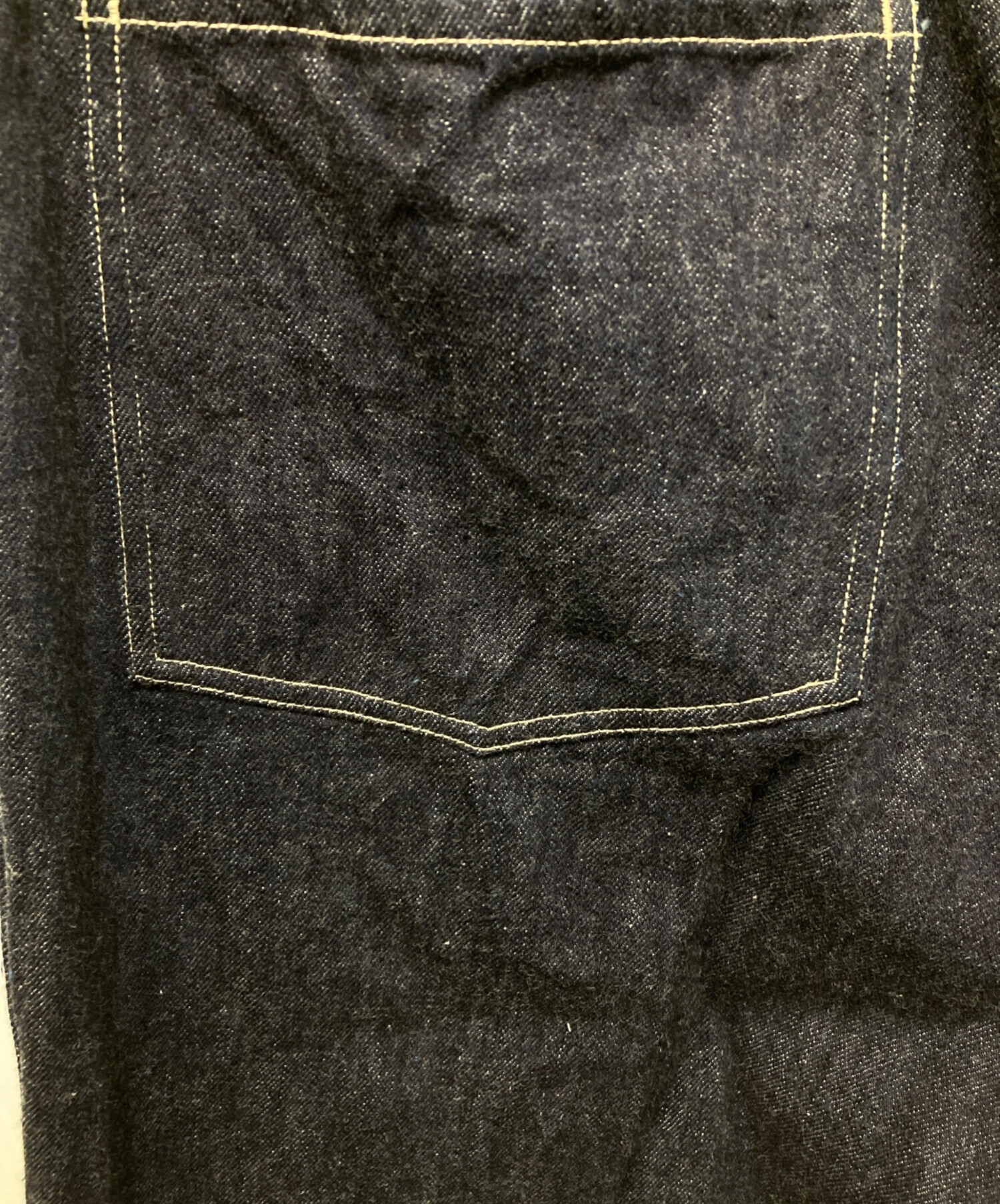 中古・古着通販】COMOLI (コモリ) デニムベルテッドパンツ インディゴ