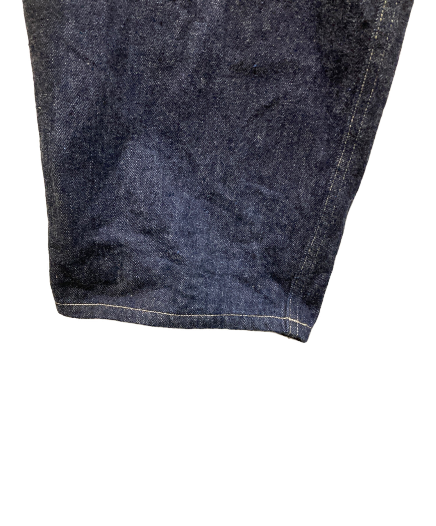 COMOLI コモリ ベルテッドデニム インディゴ サイズ2 COMOLI コモリ ベルテッドデニムパンツ ジーンズ サイズ2 インディゴ