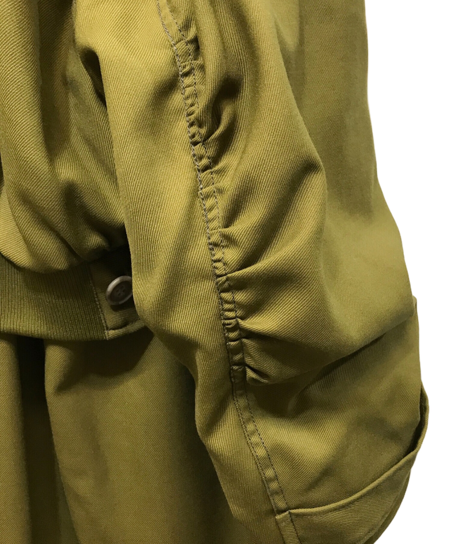 中古・古着通販】AMERI (アメリ) MA1 LIKE LIGHT LONG COAT グリーン 