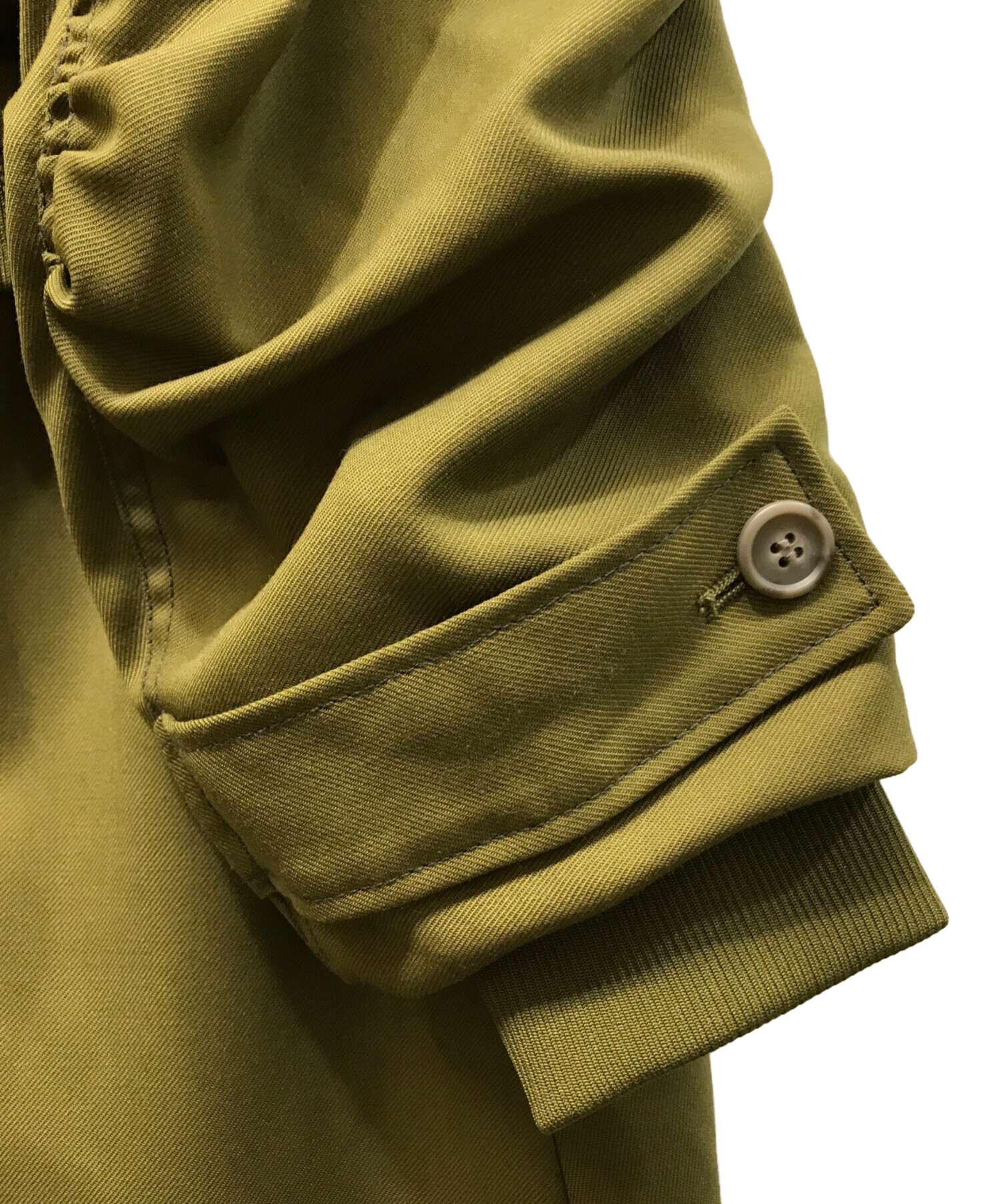 中古・古着通販】AMERI (アメリ) MA1 LIKE LIGHT LONG COAT グリーン 