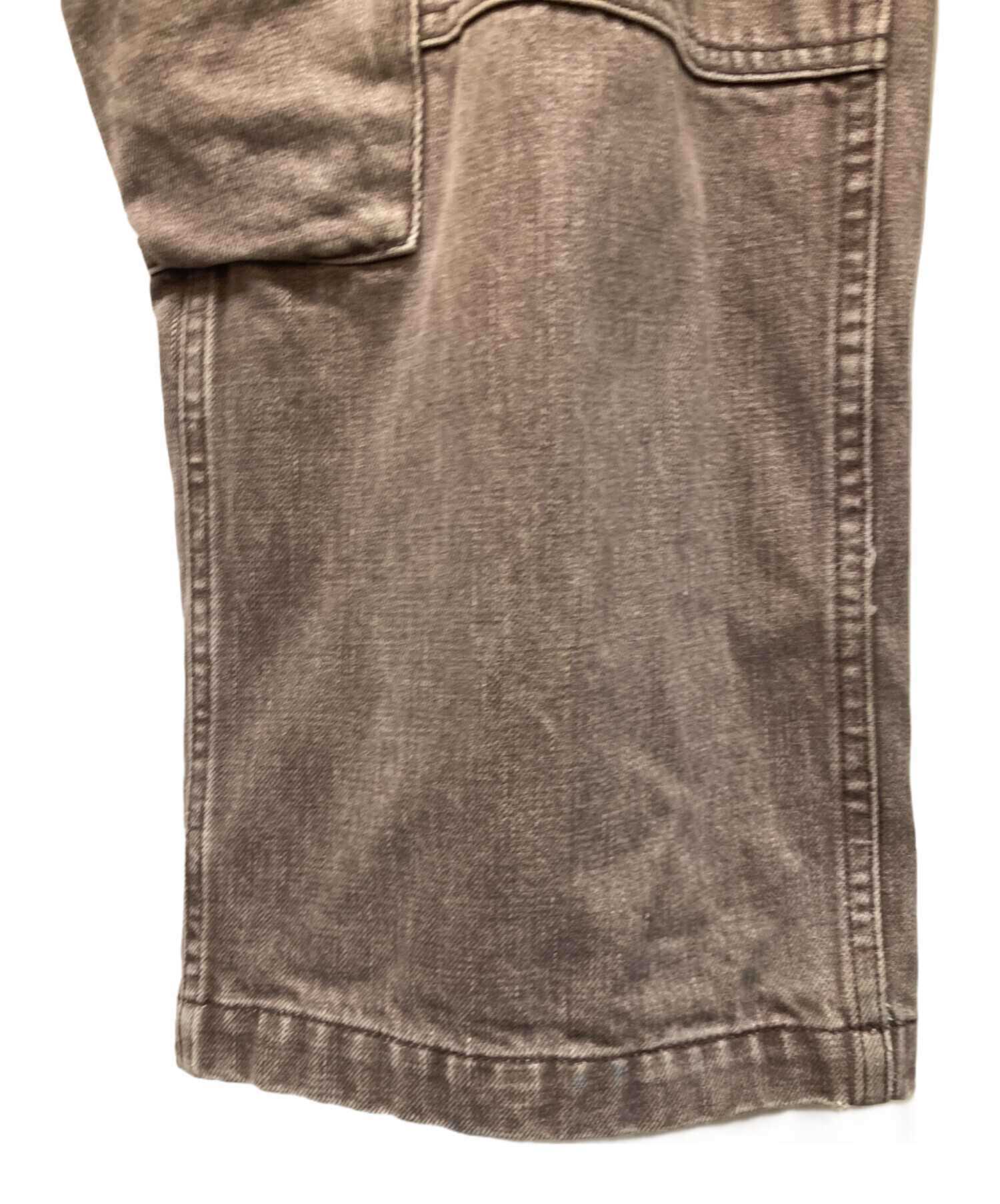 中古・古着通販】refomed (リフォメッド) デニムカーゴパンツ ブラウン