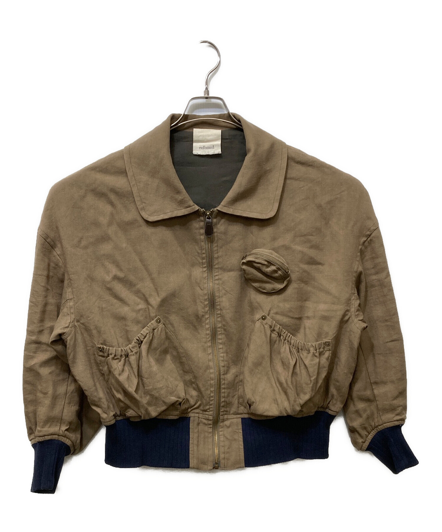 中古・古着通販】refomed (リフォメッド) COIN PURSE JACKET カーキ 