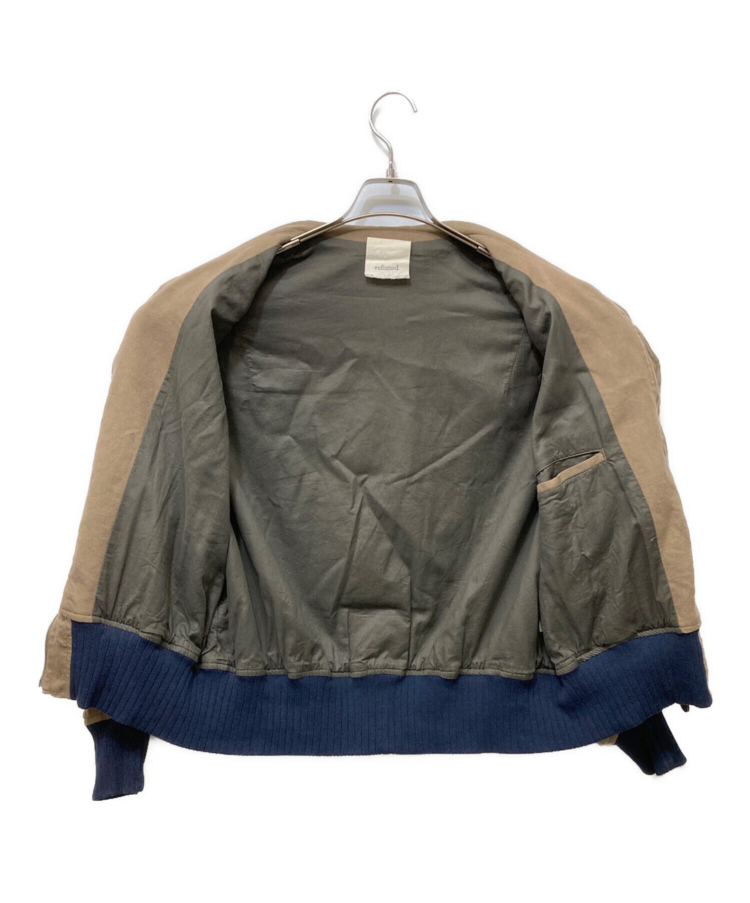 中古・古着通販】refomed (リフォメッド) COIN PURSE JACKET カーキ 
